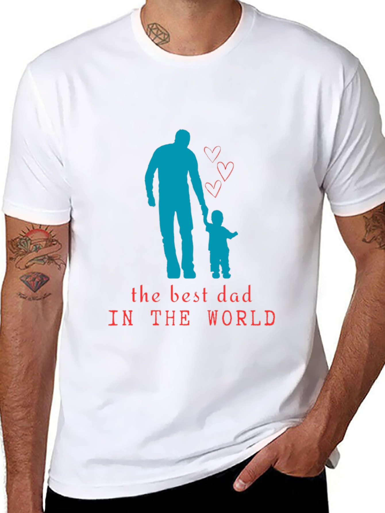 Best Dad in the World Graphic T-Shirt