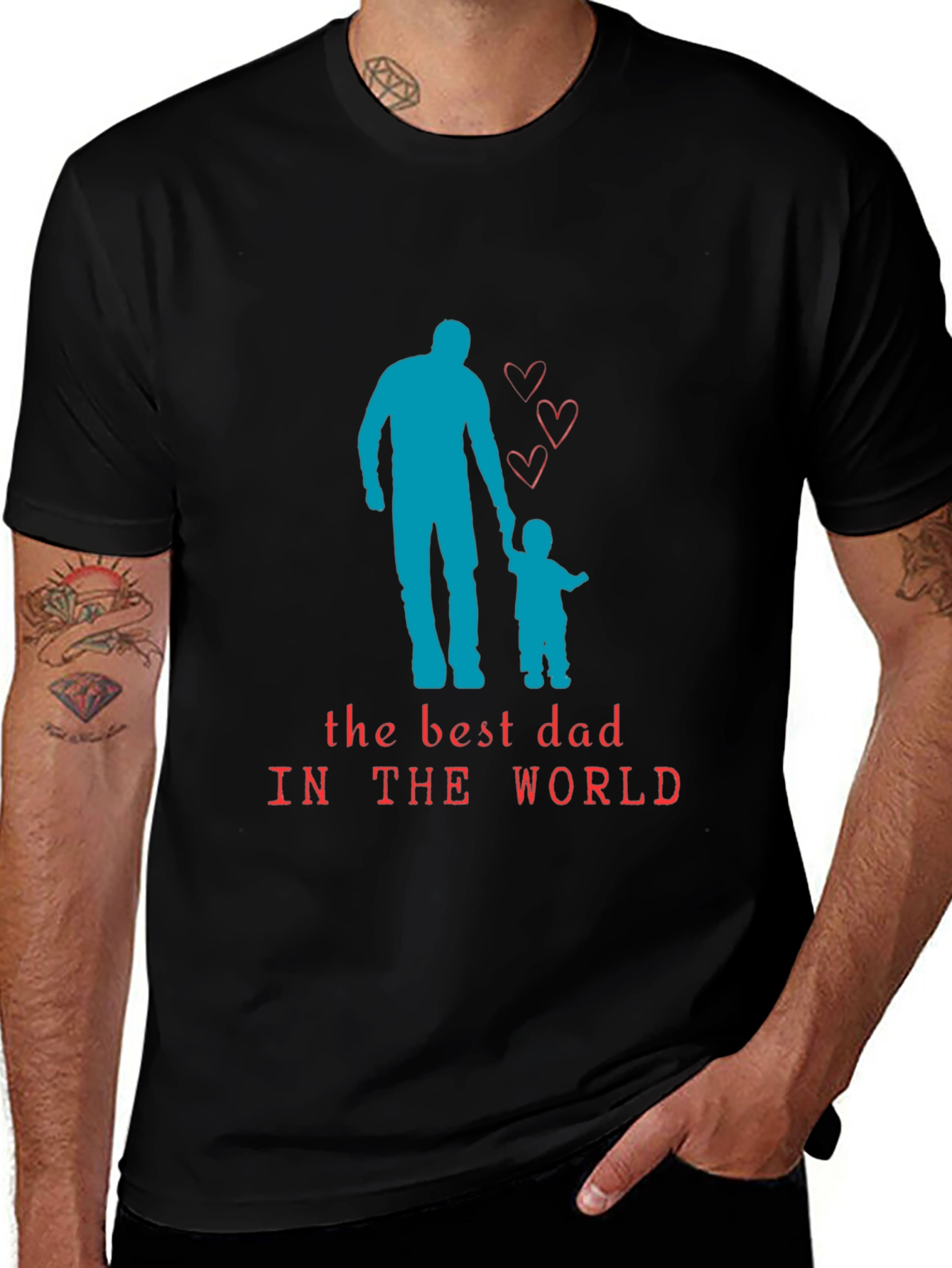 Best Dad in the World Graphic T-Shirt