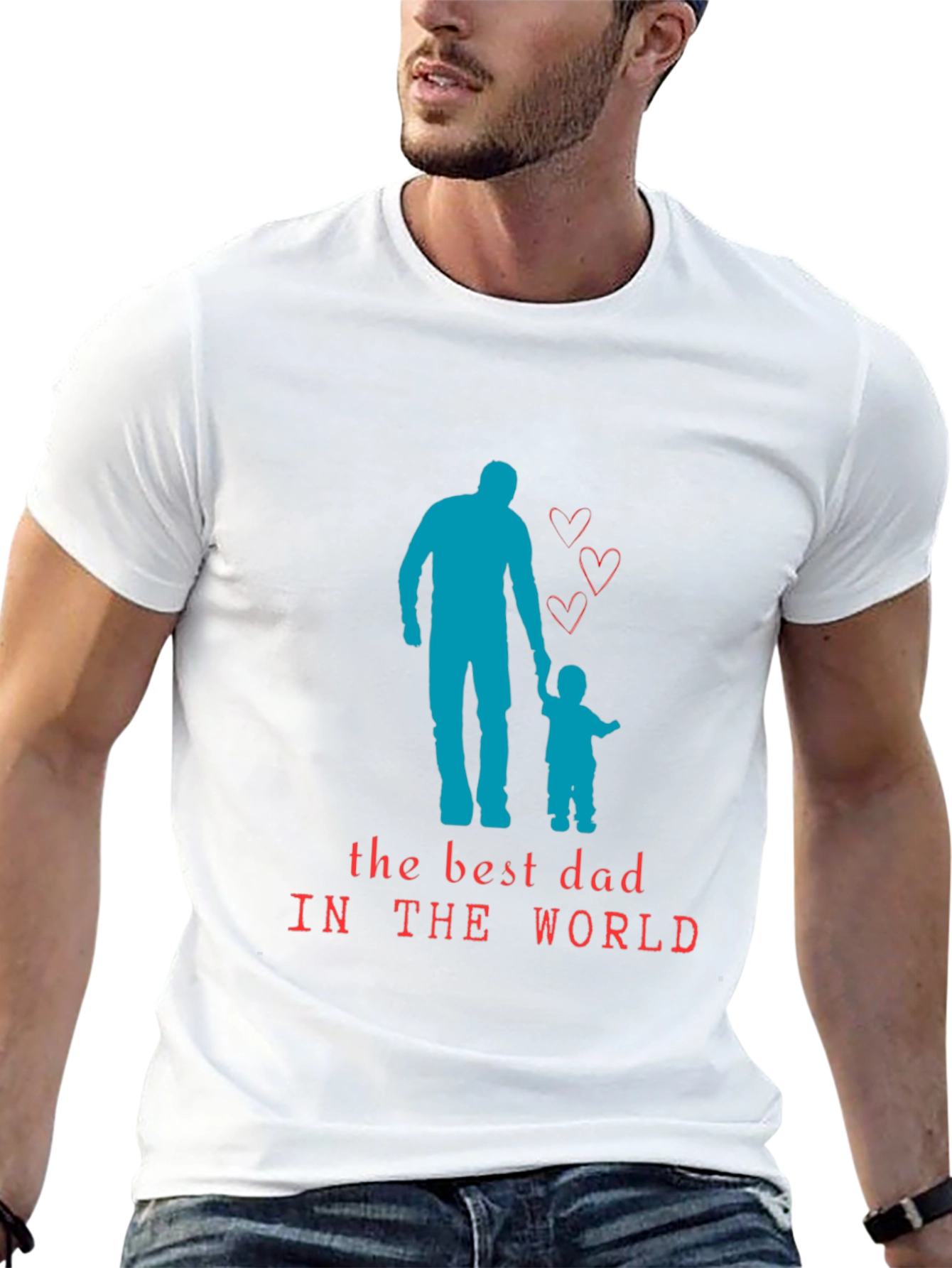 Best Dad in the World Graphic T-Shirt