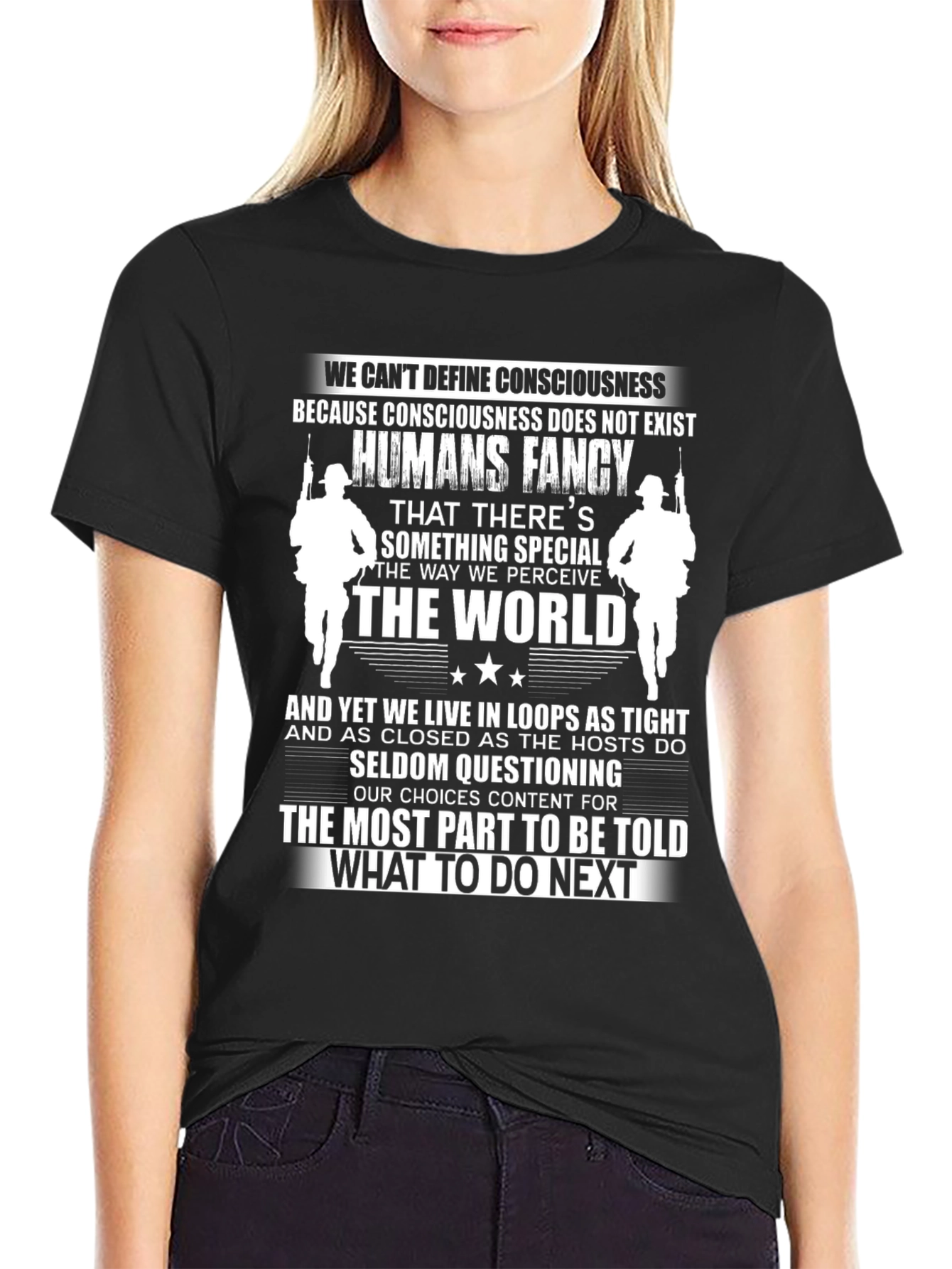 Philosophical Graphic Tee - What To Do Next