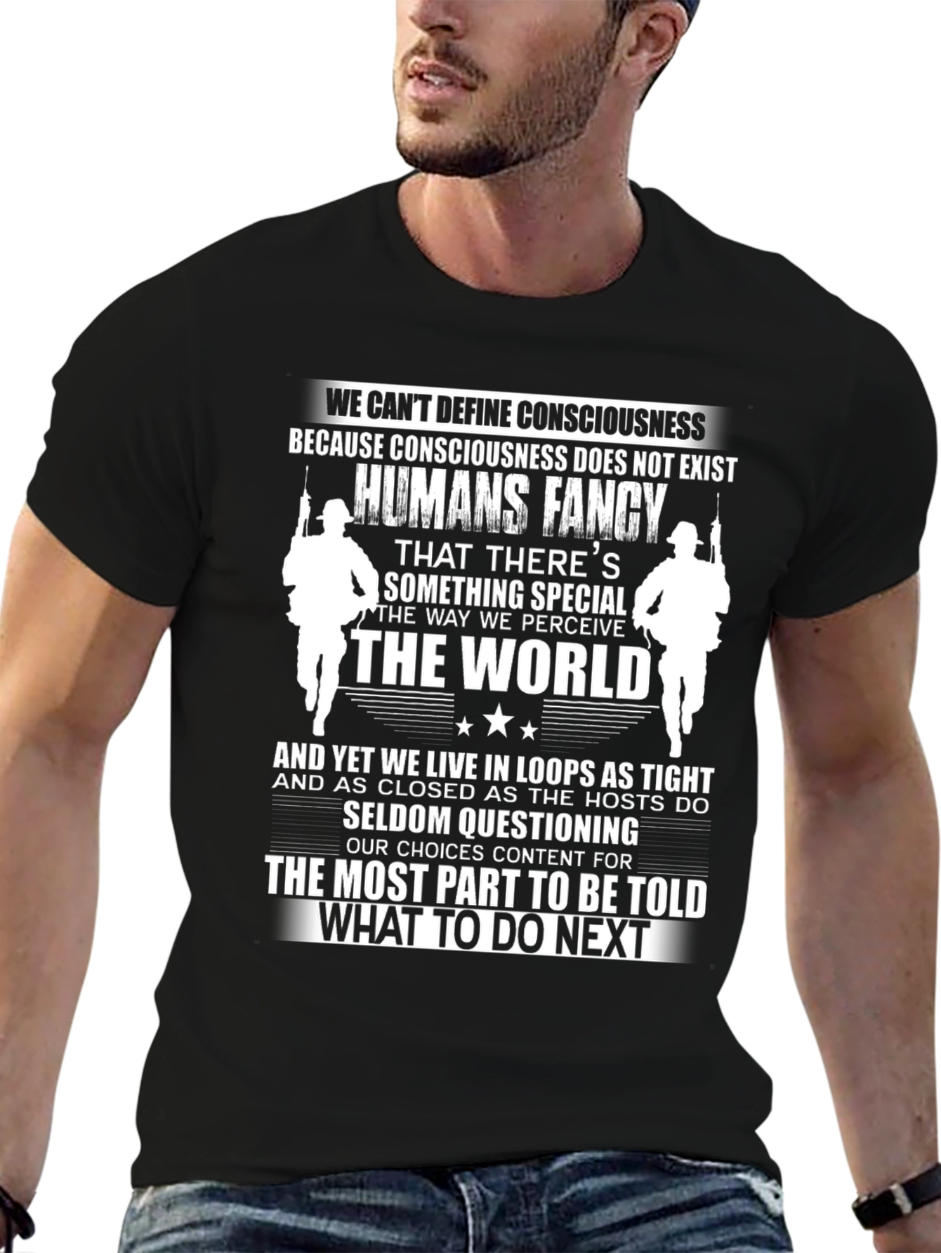 Philosophical Graphic Tee - What To Do Next
