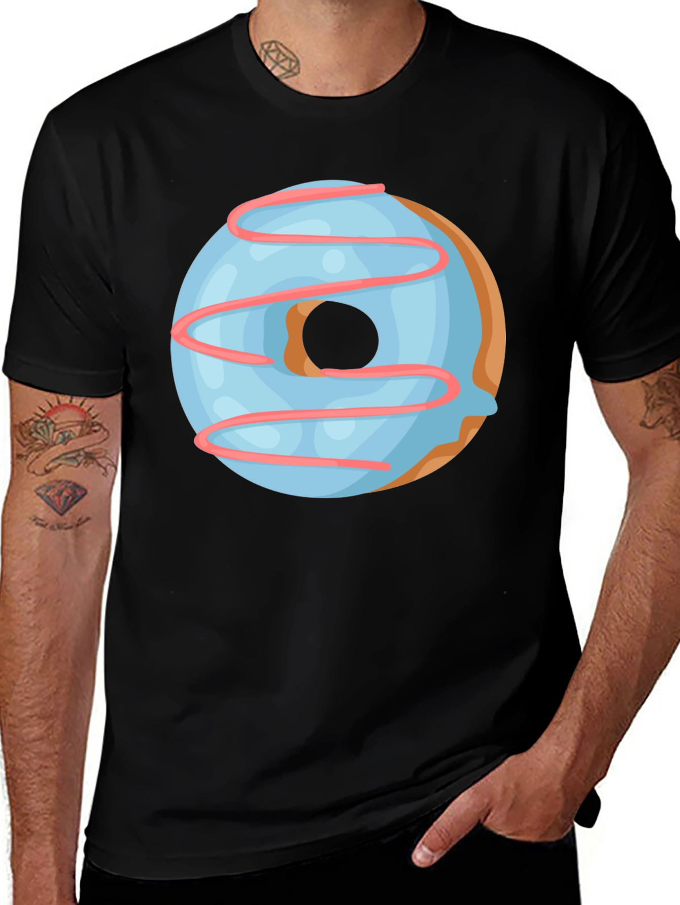 Donut Graphic T-Shirt - Casual & Fun!