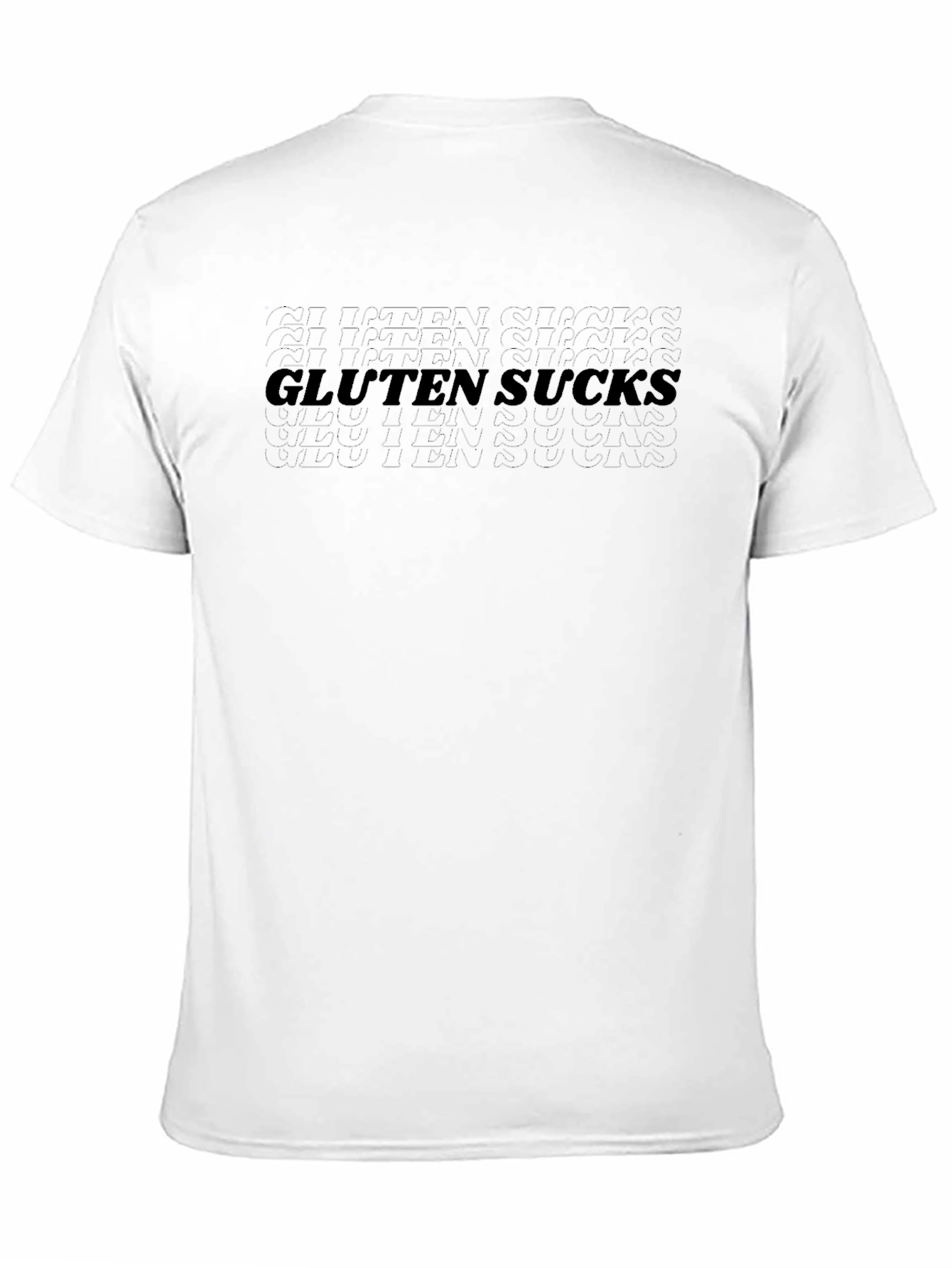 Gluten Sucks Graphic Tee - Bold Statement T-Shirt