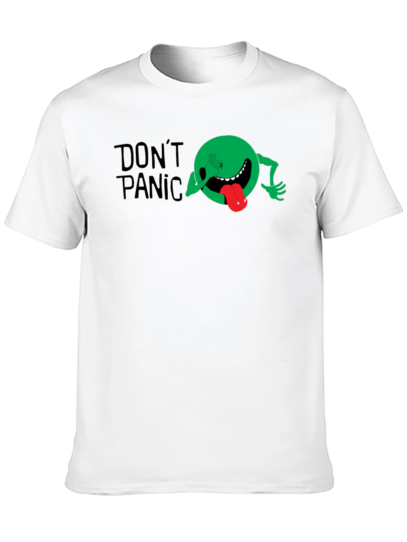 Dont Panic Graphic Tee - Black T-Shirt