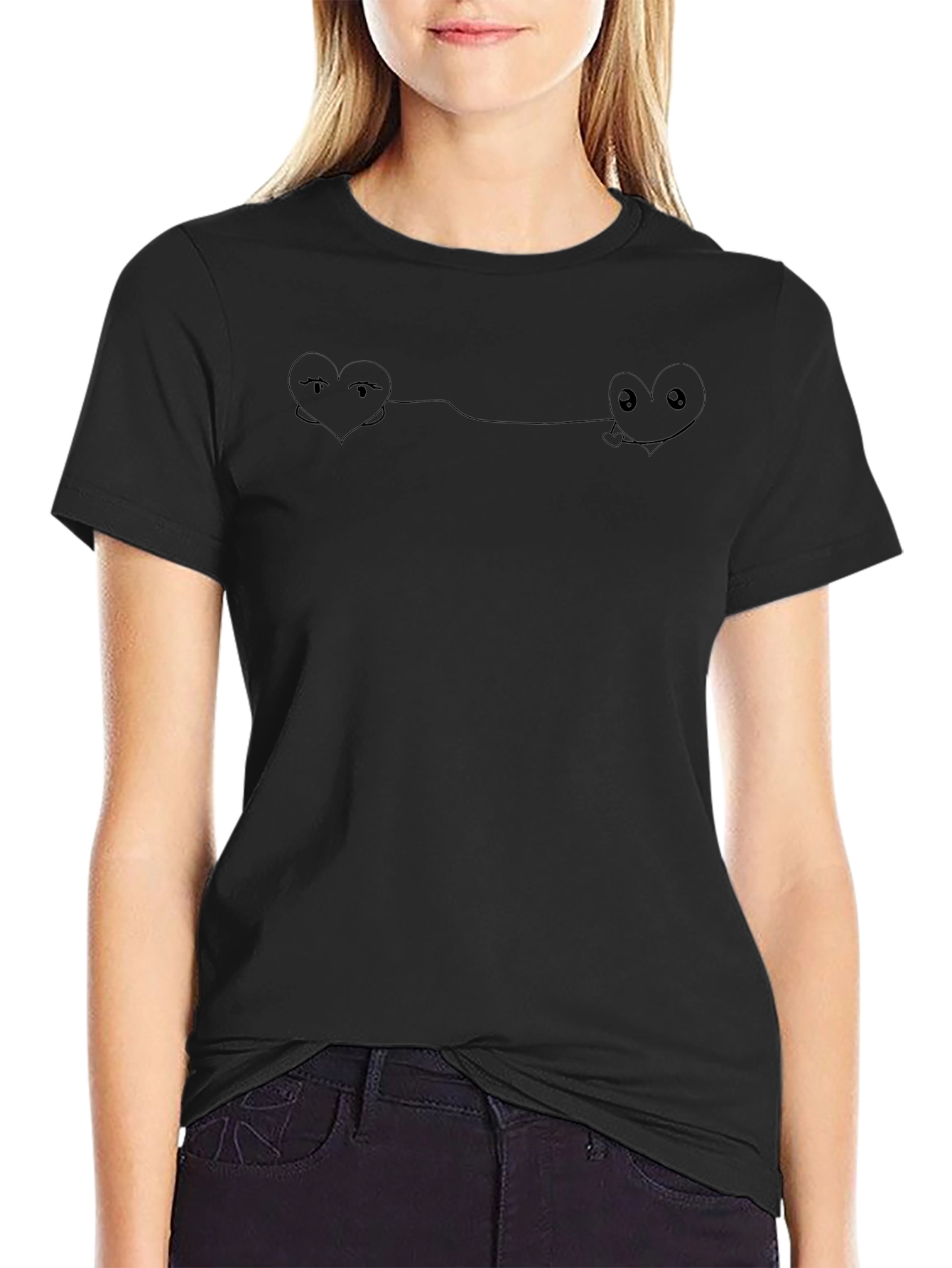 Heart-Shaped Eyes T-Shirt