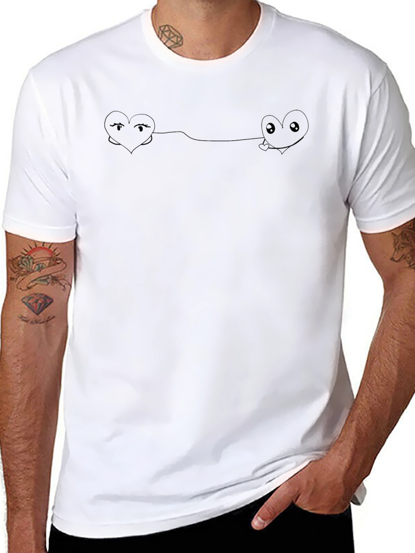 Heart-Shaped Eyes T-Shirt