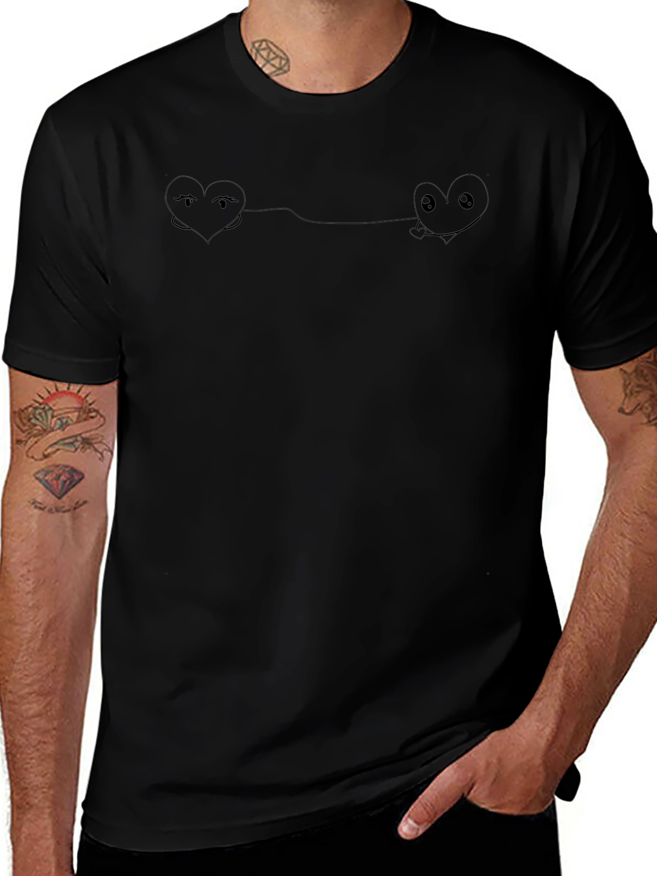Heart-Shaped Eyes T-Shirt