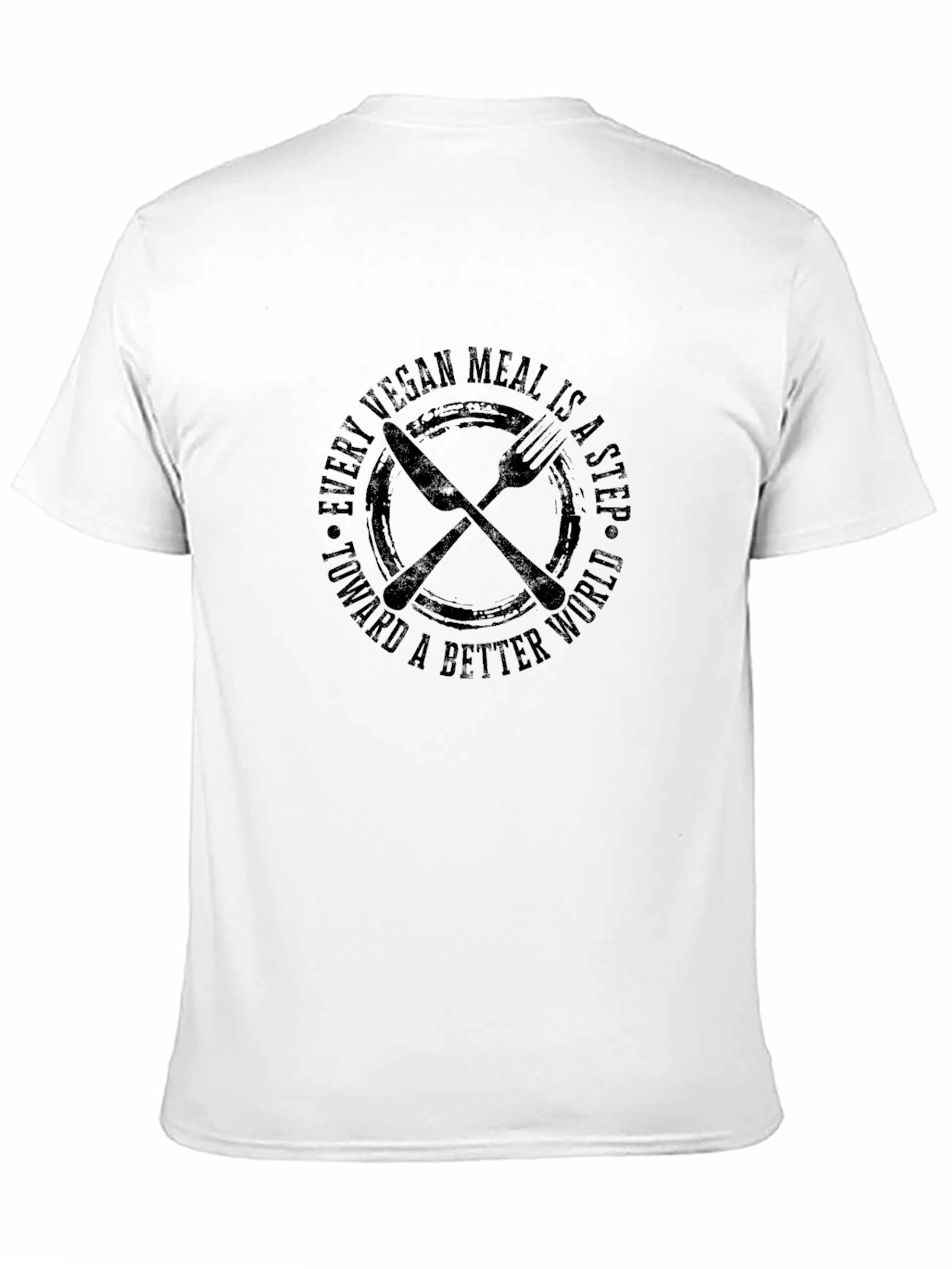 Vegan Meal Step Better World T-Shirt