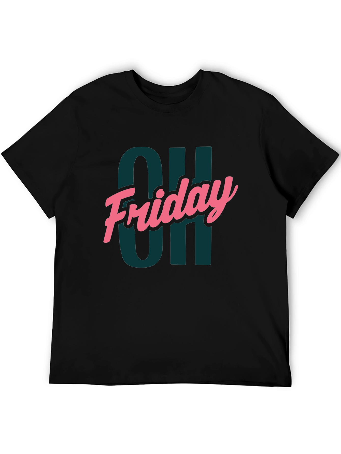 Oh Friday Graphic Tee - Mens Black T-Shirt