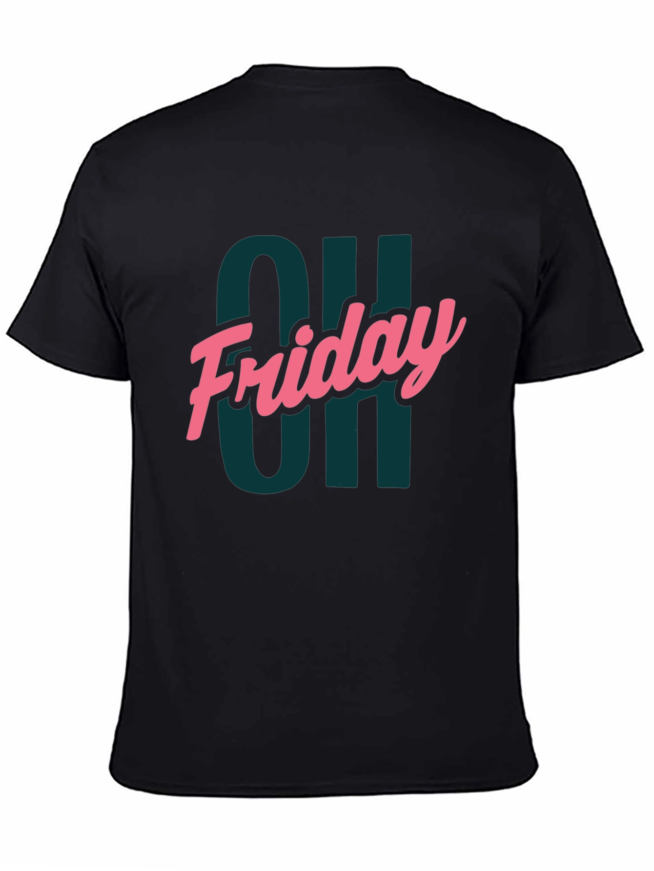 Oh Friday Graphic Tee - Mens Black T-Shirt