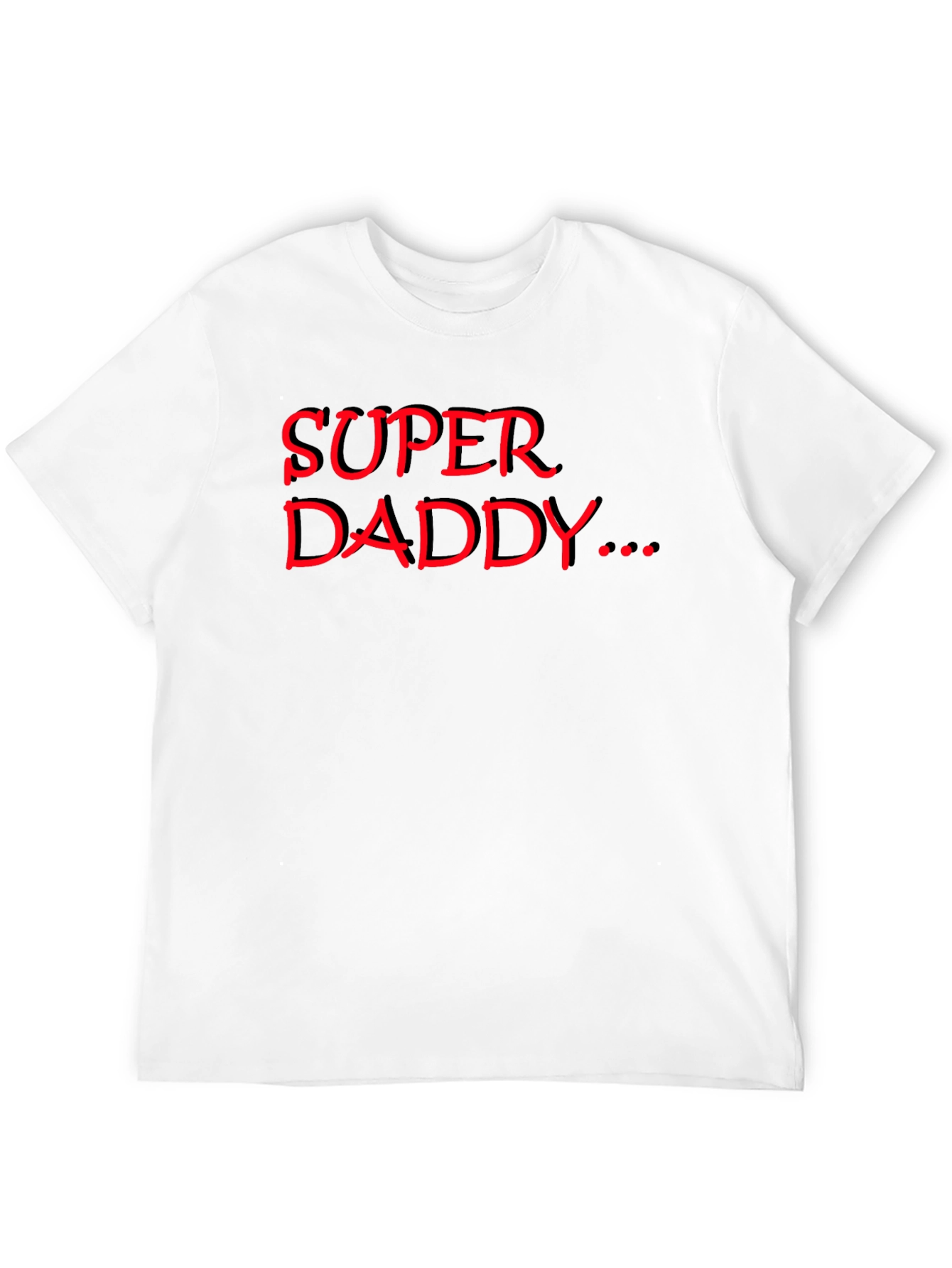 Super Daddy Black T-Shirt