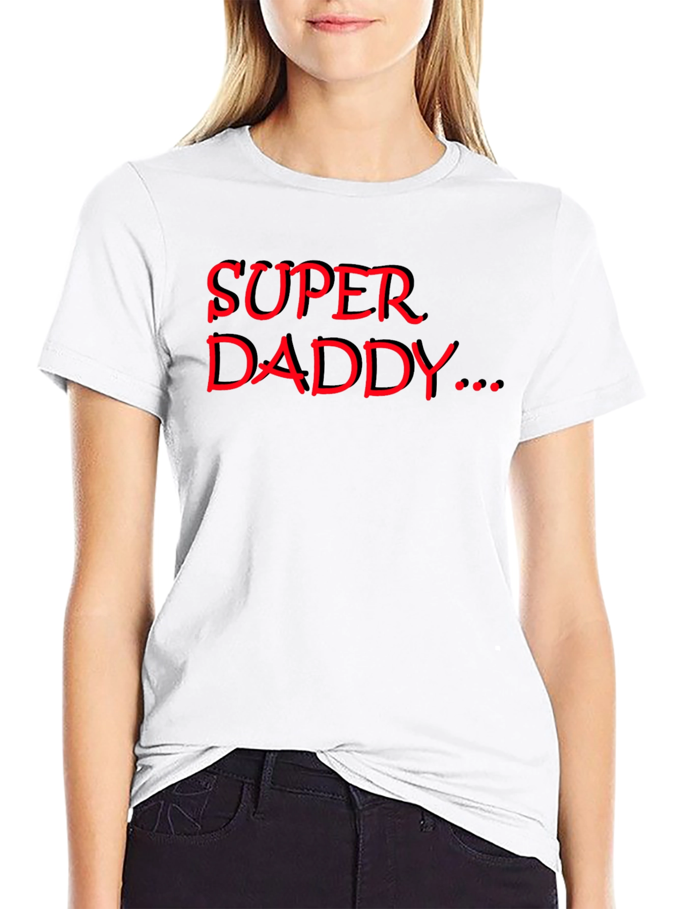 Super Daddy Black T-Shirt