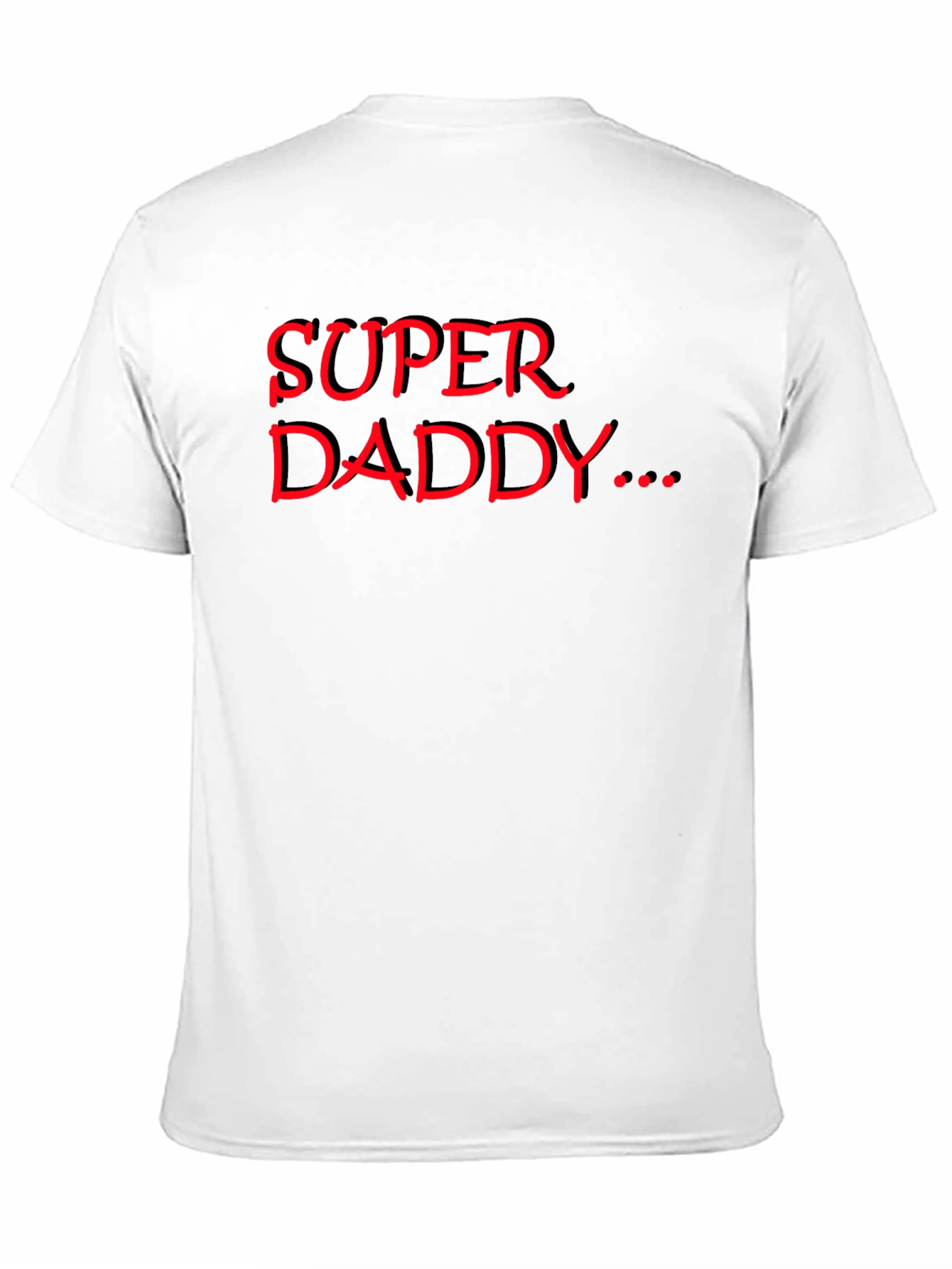 Super Daddy Black T-Shirt