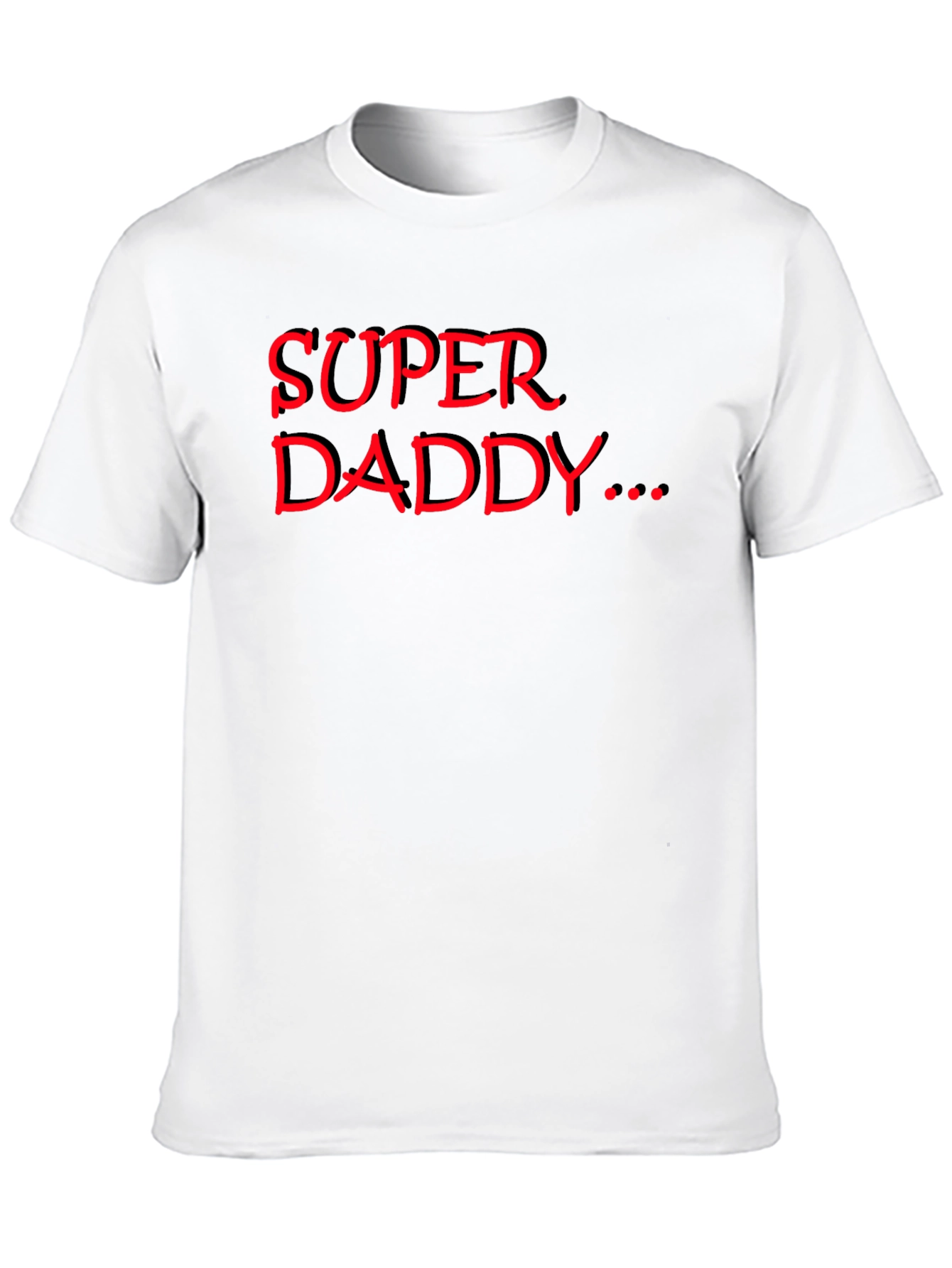 Super Daddy Black T-Shirt