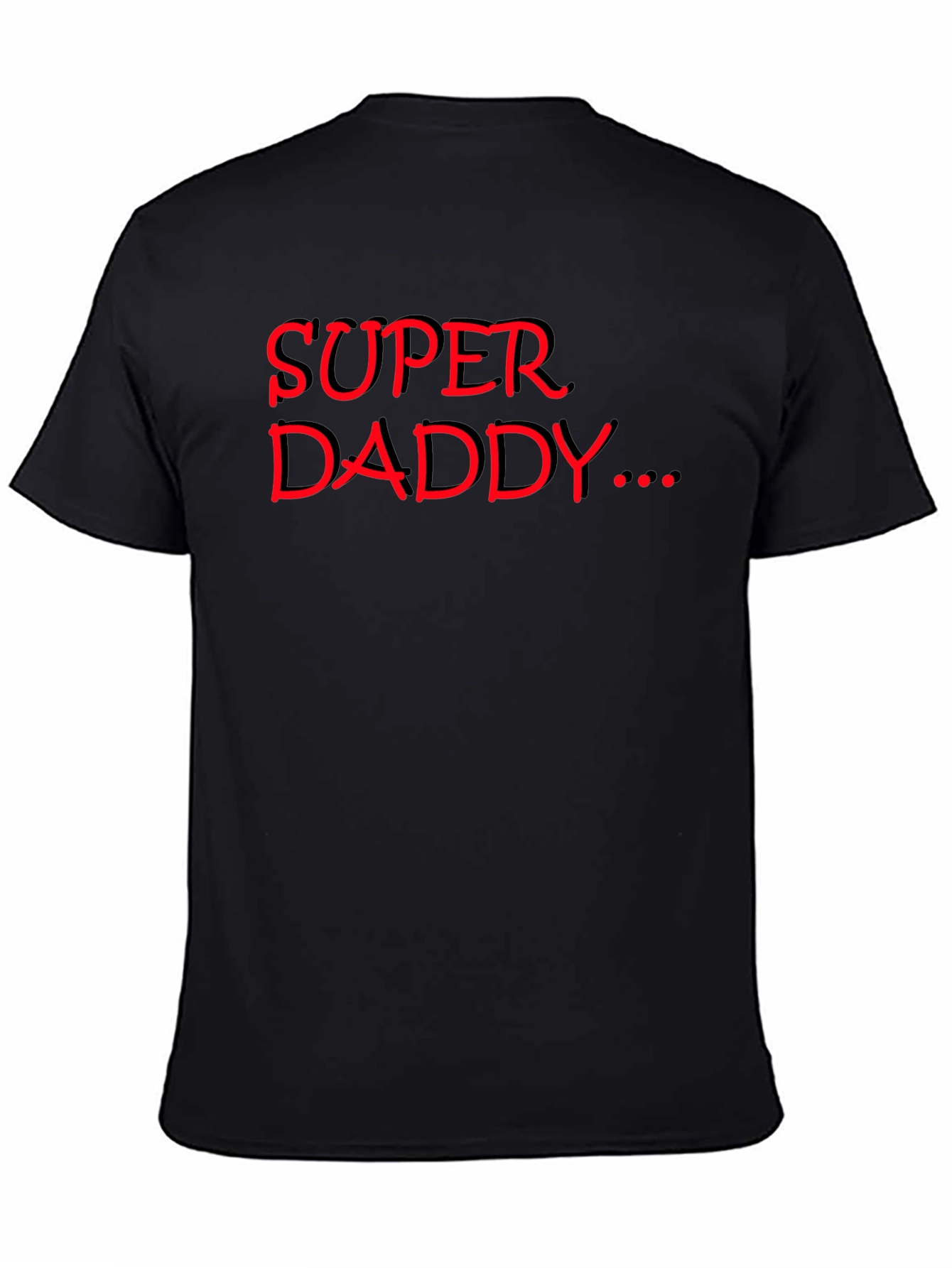 Super Daddy Black T-Shirt