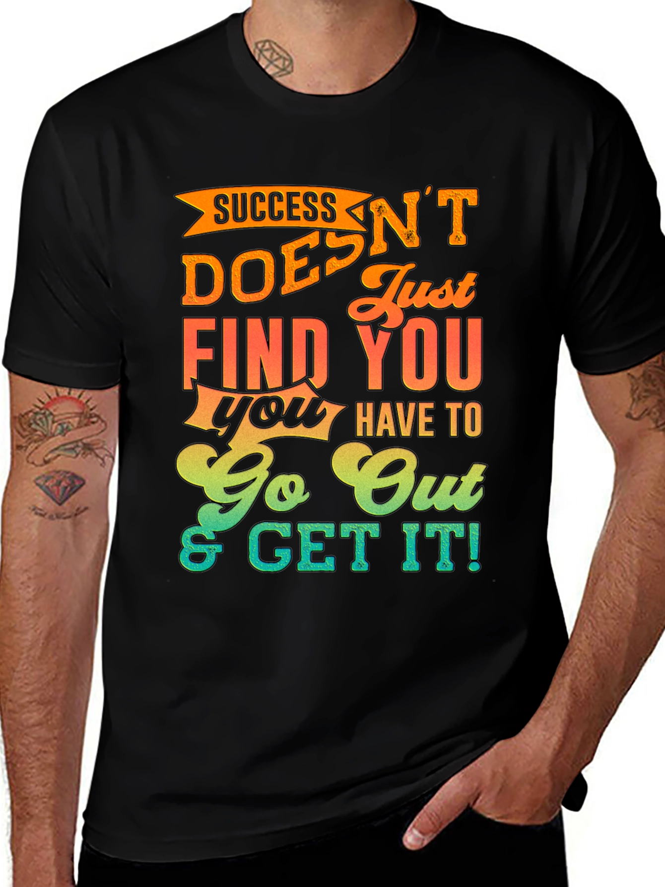 Success Motivational Graphic T-Shirt