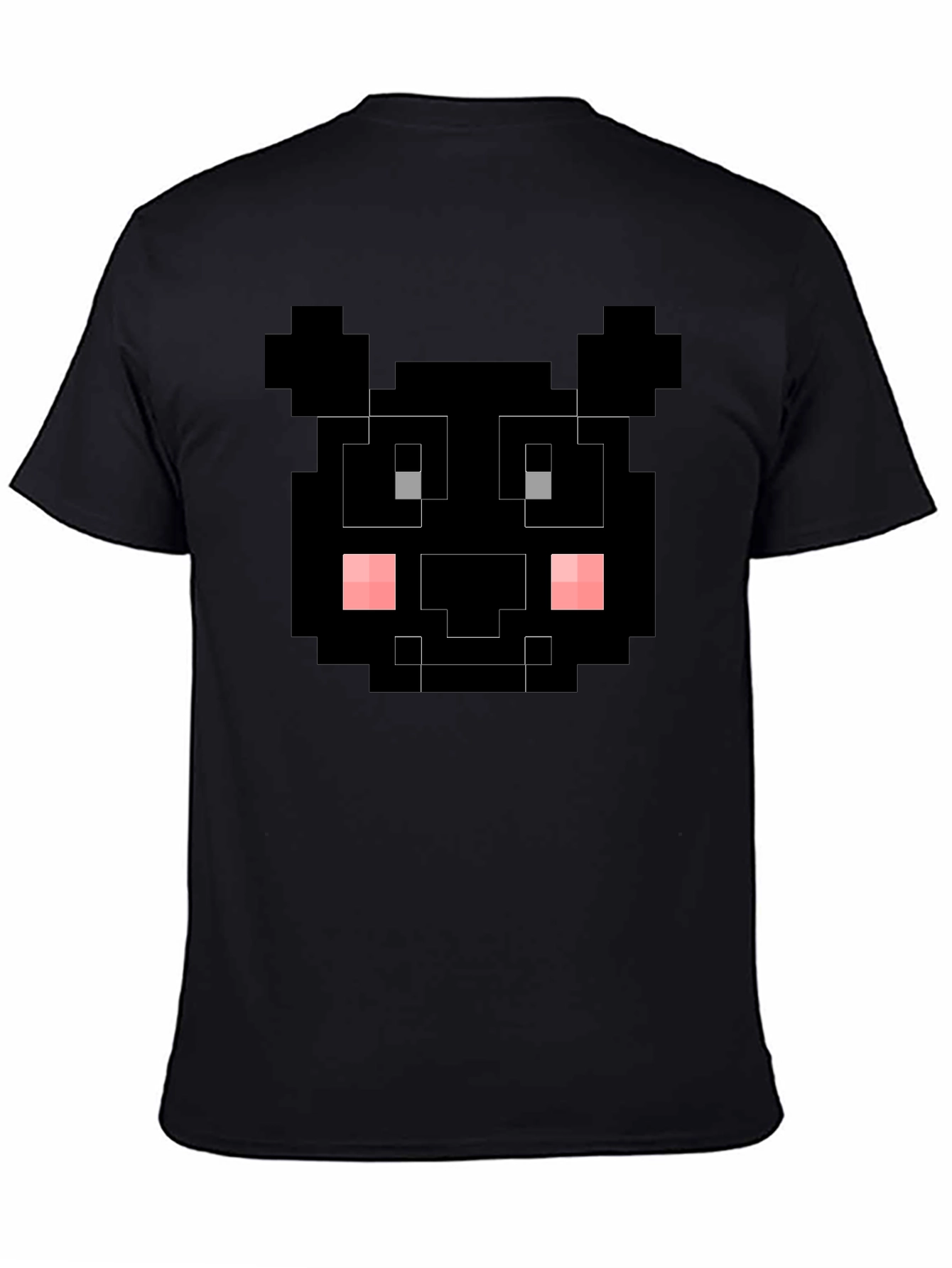 Pixelated Black Bear T-Shirt - Unique Graphic Tee