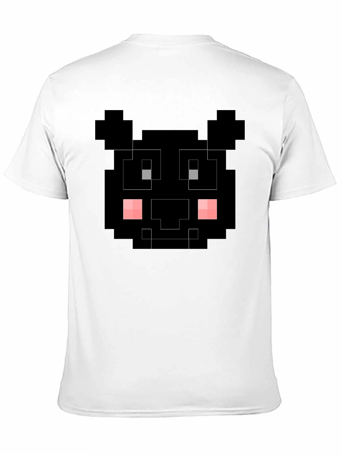 Pixelated Black Bear T-Shirt - Unique Graphic Tee