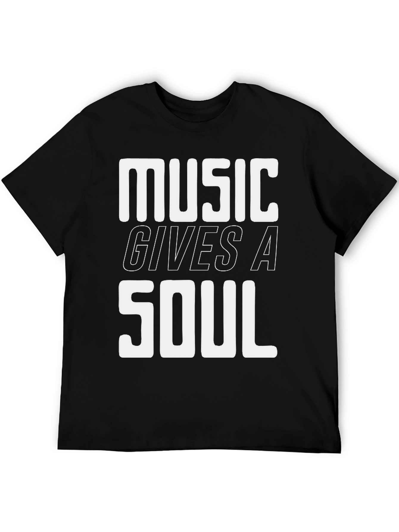 Music Gives A Soul Graphic T-Shirt