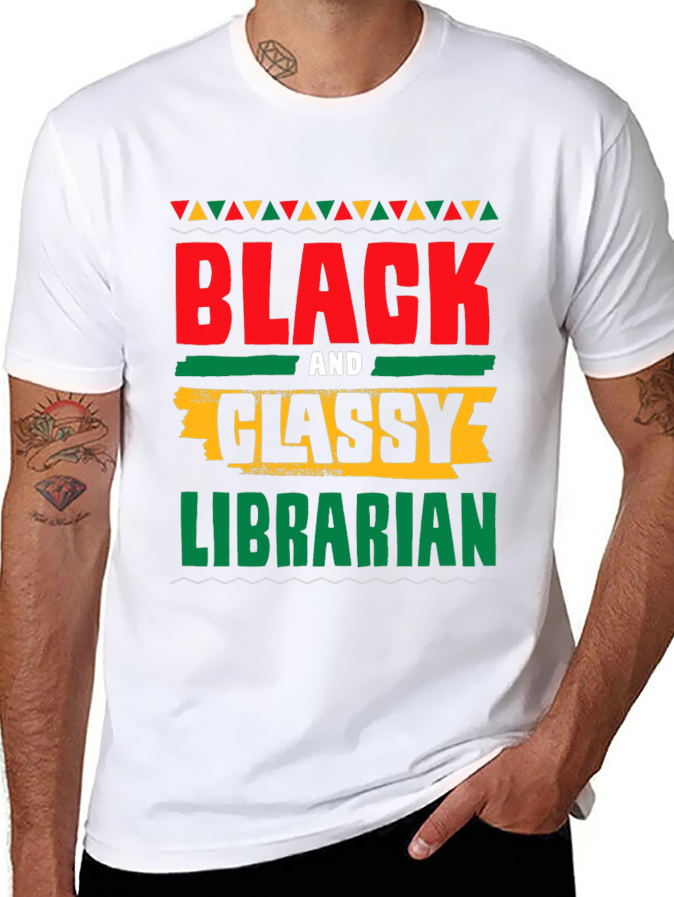 Black and Classy Librarian T-Shirt