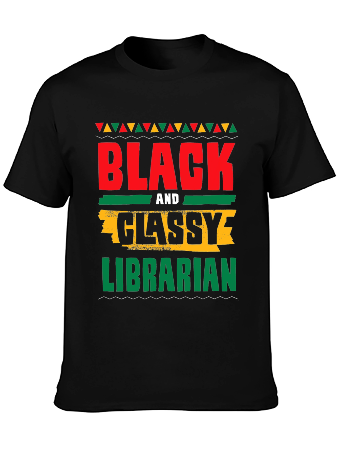 Black and Classy Librarian T-Shirt