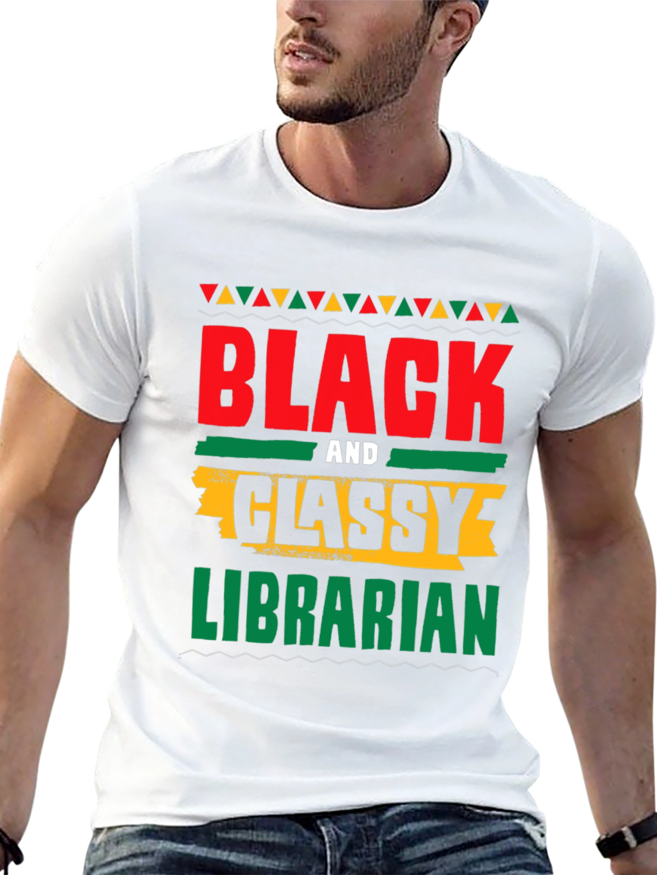 Black and Classy Librarian T-Shirt