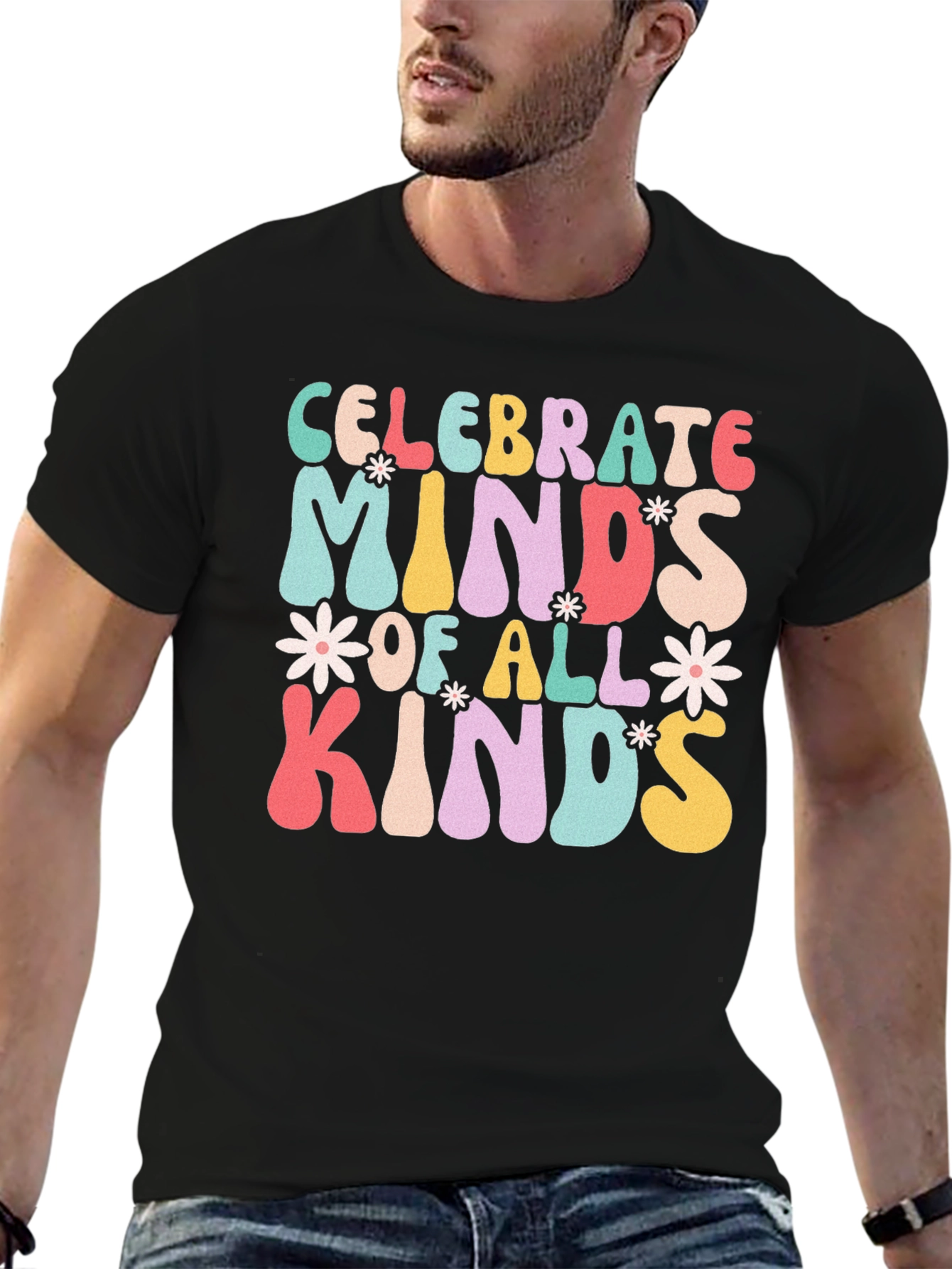 Celebrate Minds T-Shirt Retro Design