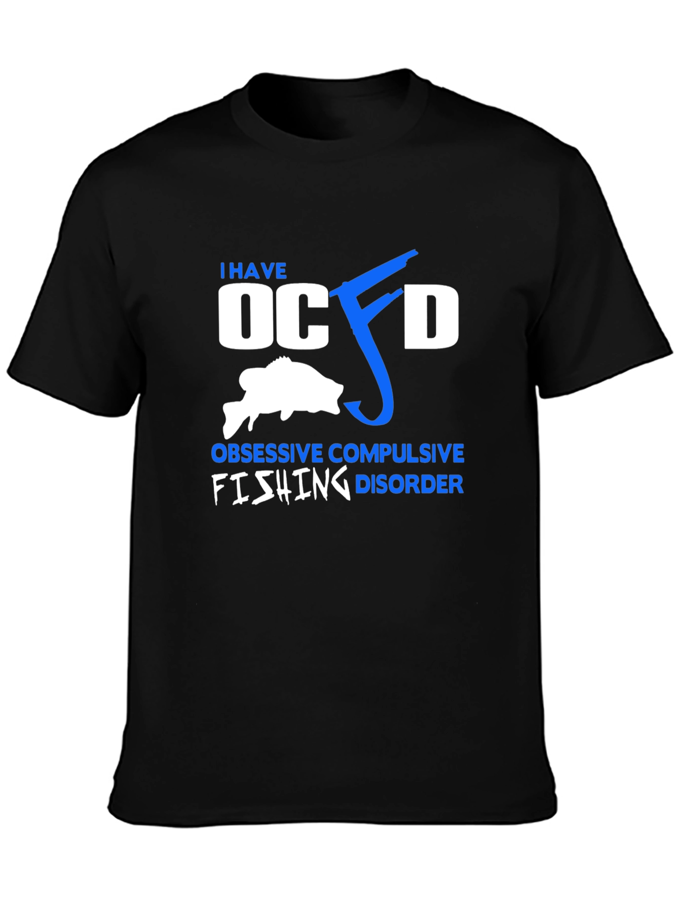 OCFD Fishing Disorder Black Tee