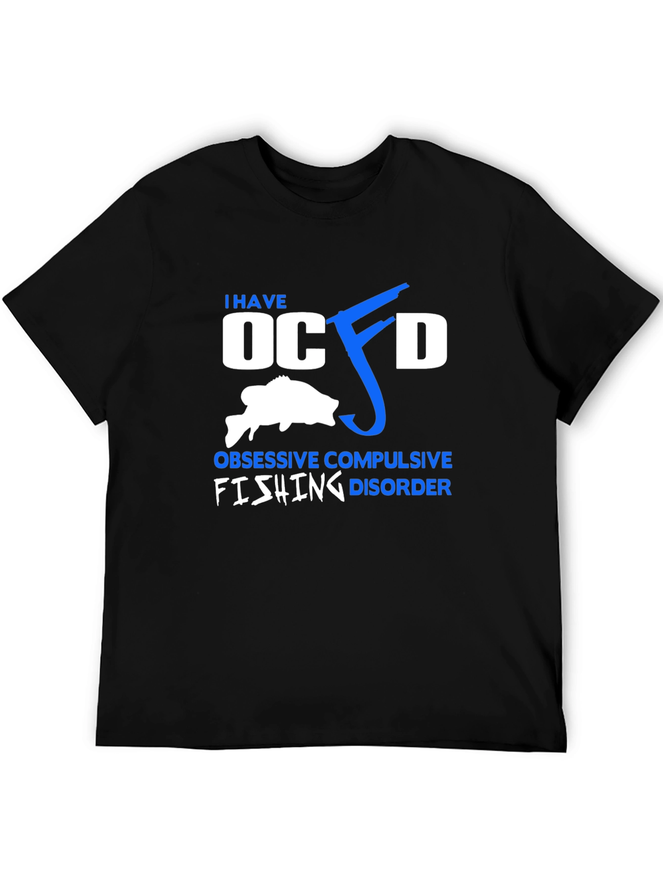 OCFD Fishing Disorder Black Tee