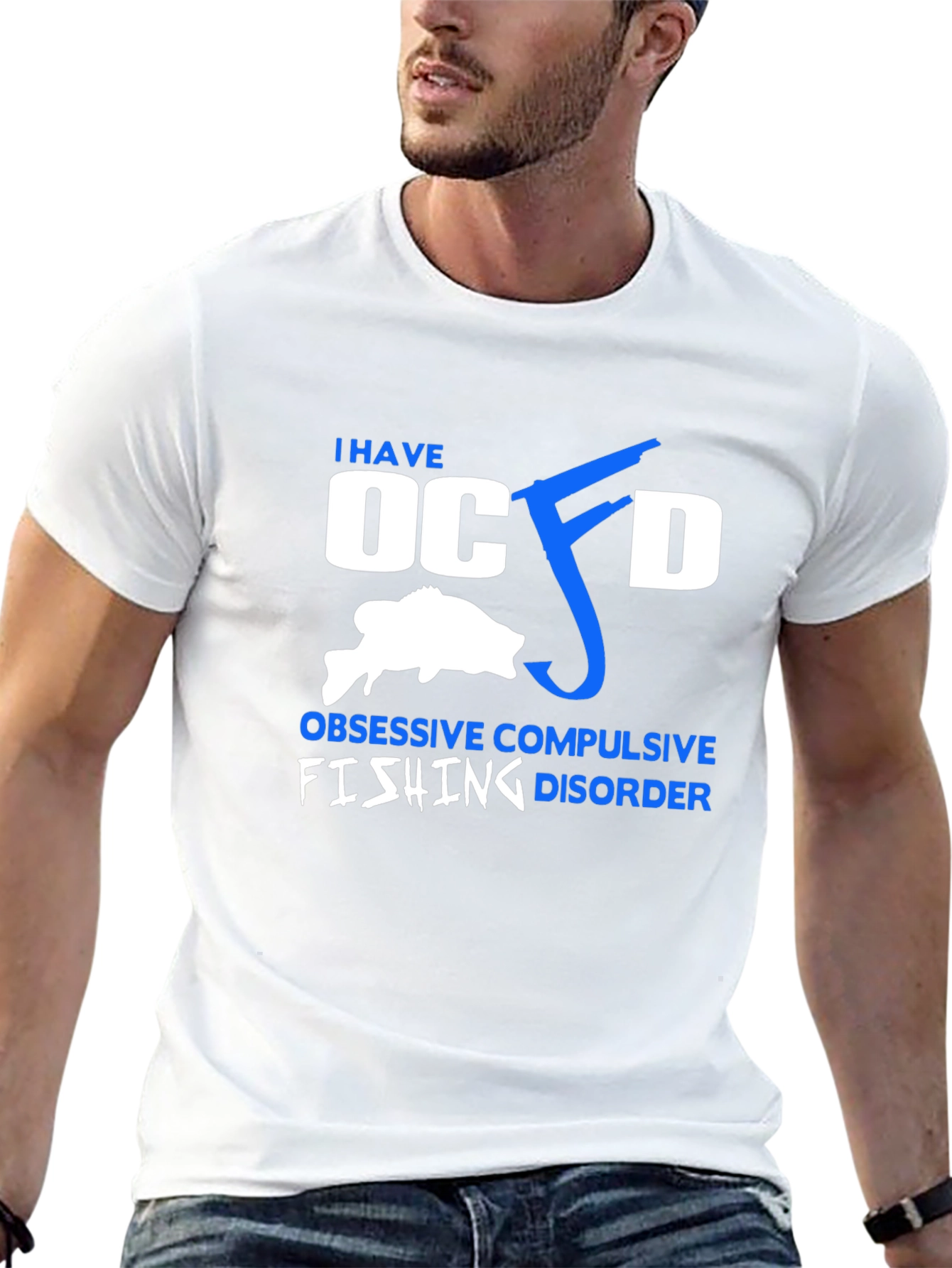 OCFD Fishing Disorder Black Tee