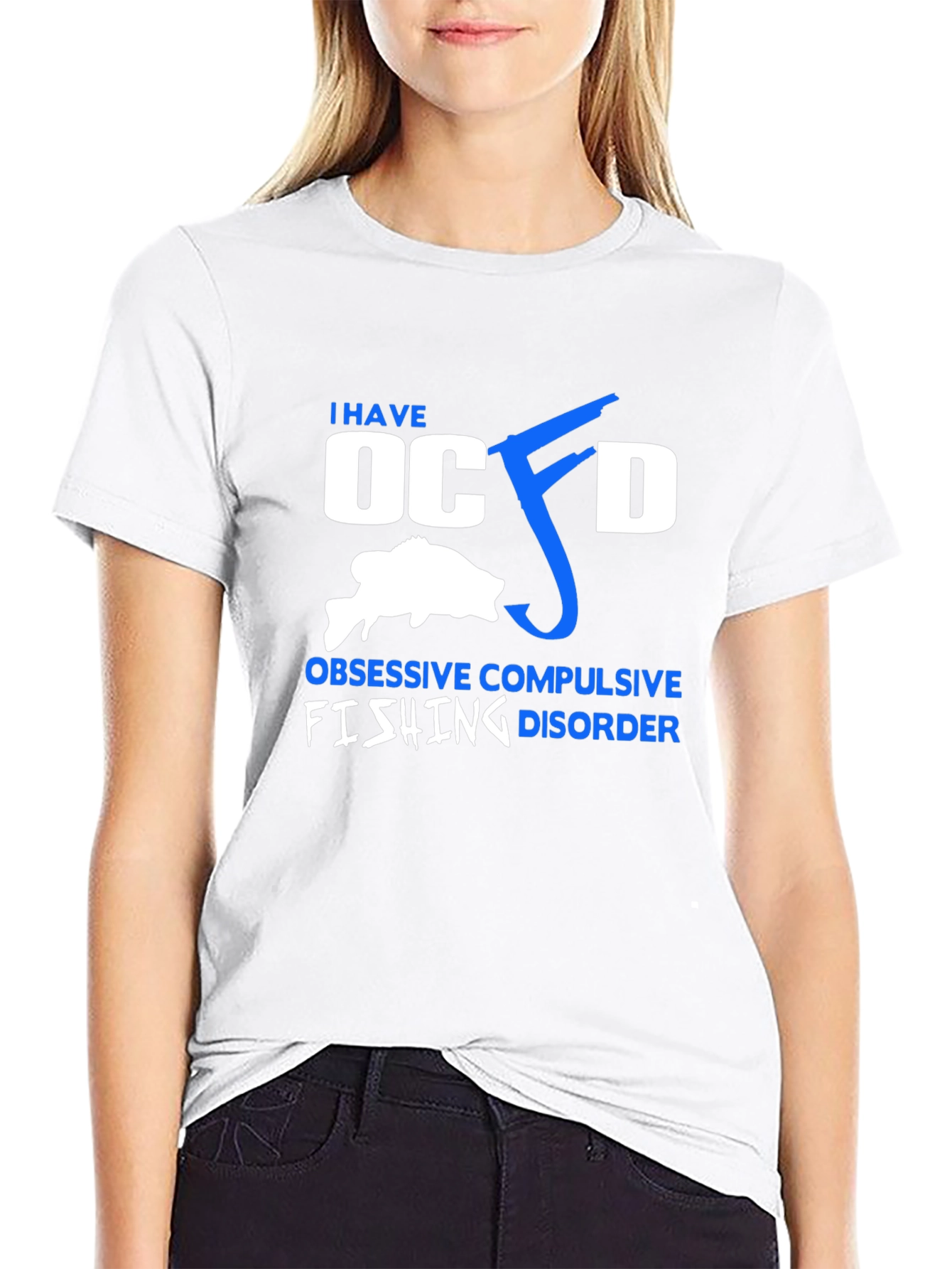 OCFD Fishing Disorder Black Tee