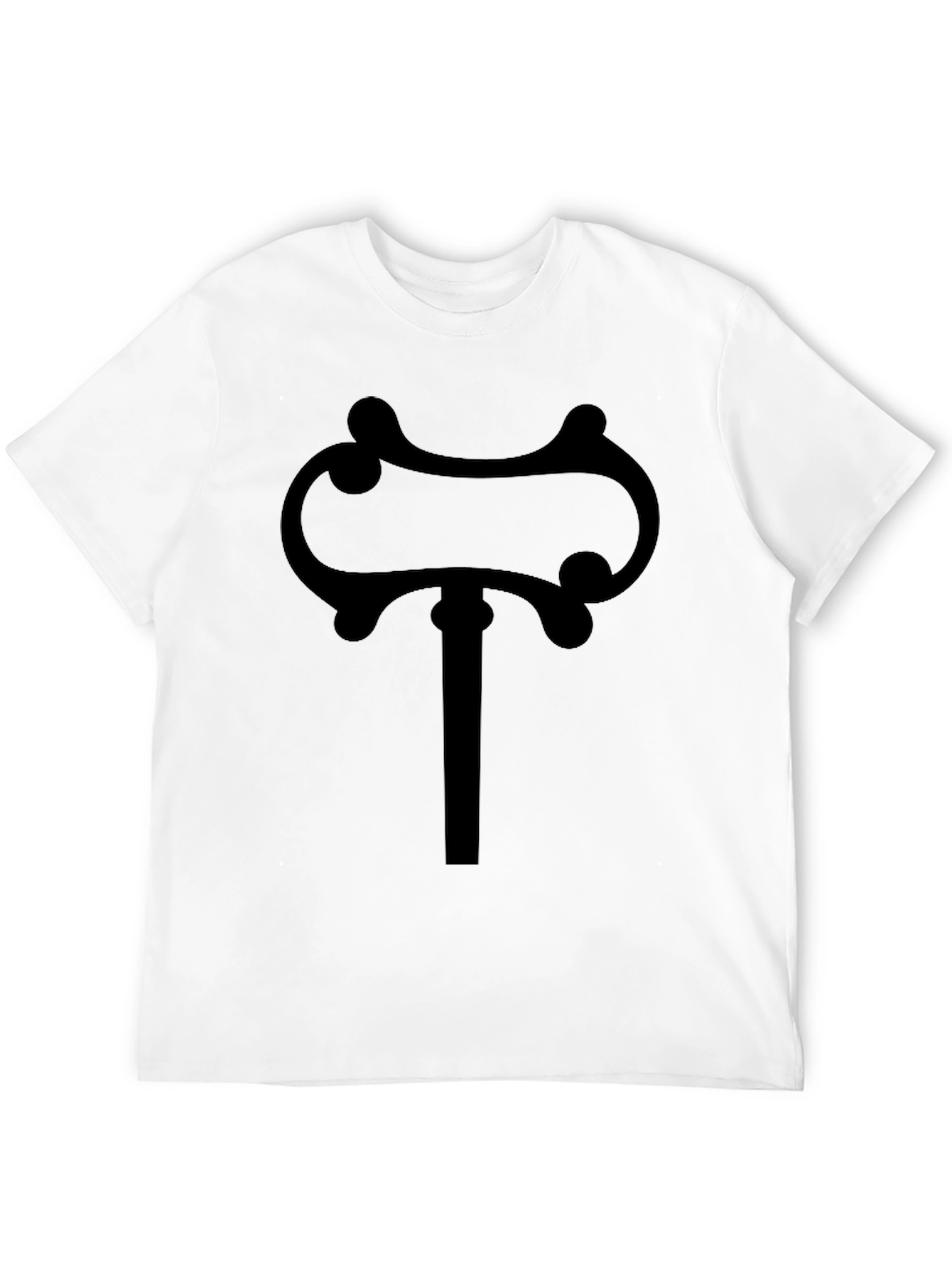 Hammer Time Graphic Tee - Black Cotton Blend