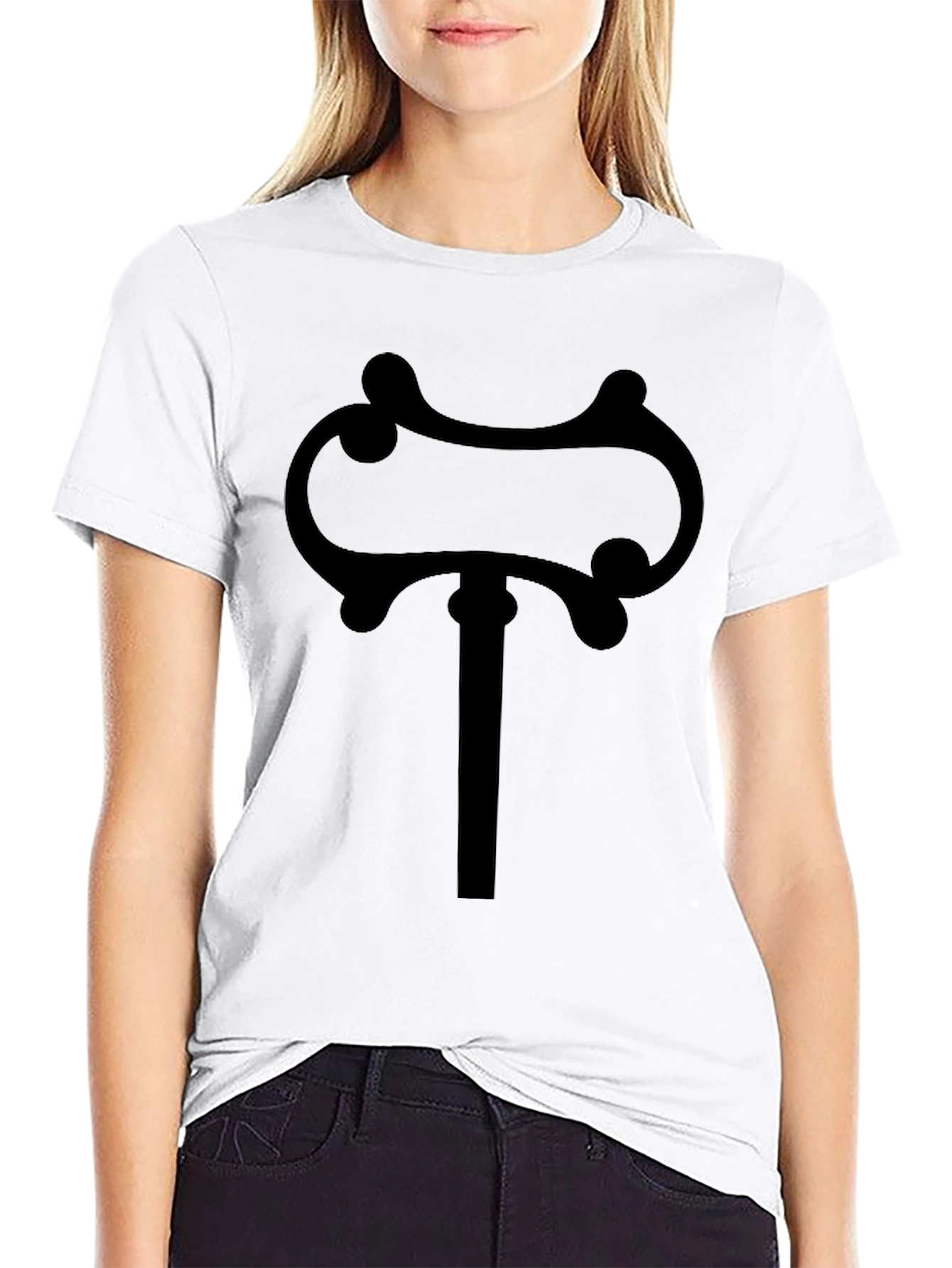 Hammer Time Graphic Tee - Black Cotton Blend