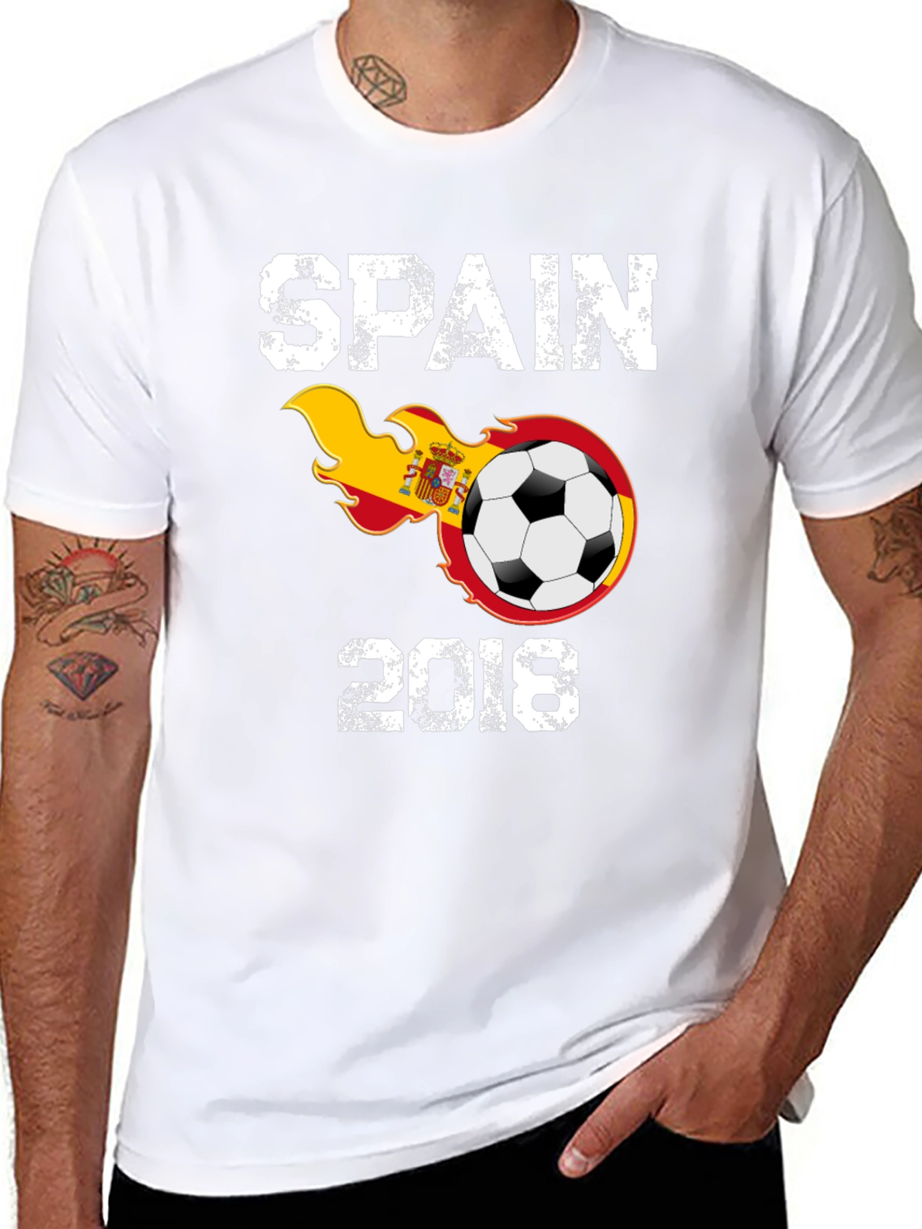 Spain Soccer 2018 Graphic T-Shirt