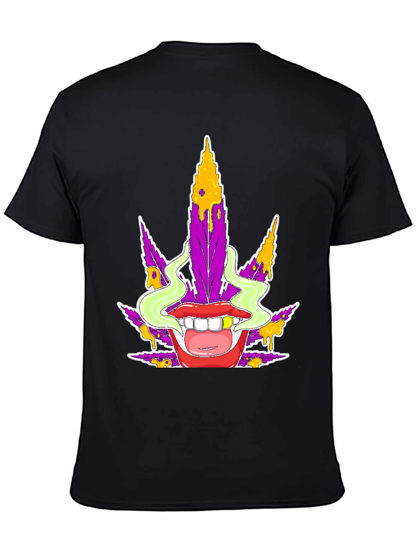 Funky Marijuana Leaf Graphic T-Shirt - Unisex