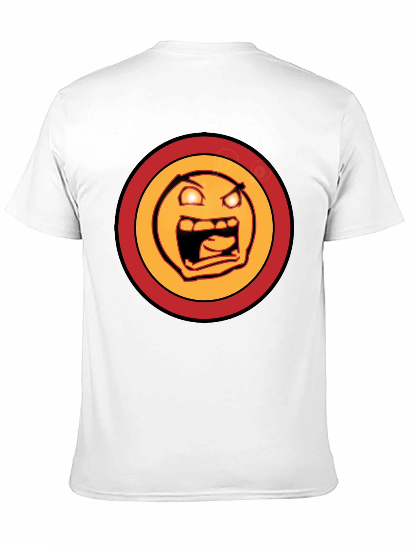 Rage Face Graphic Tee - Mens Black T-Shirt