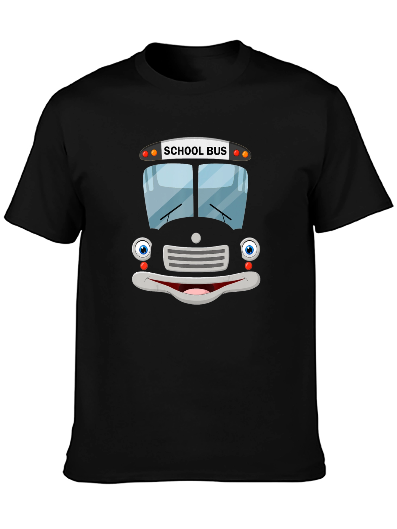Cartoon School Bus Graphic Tee