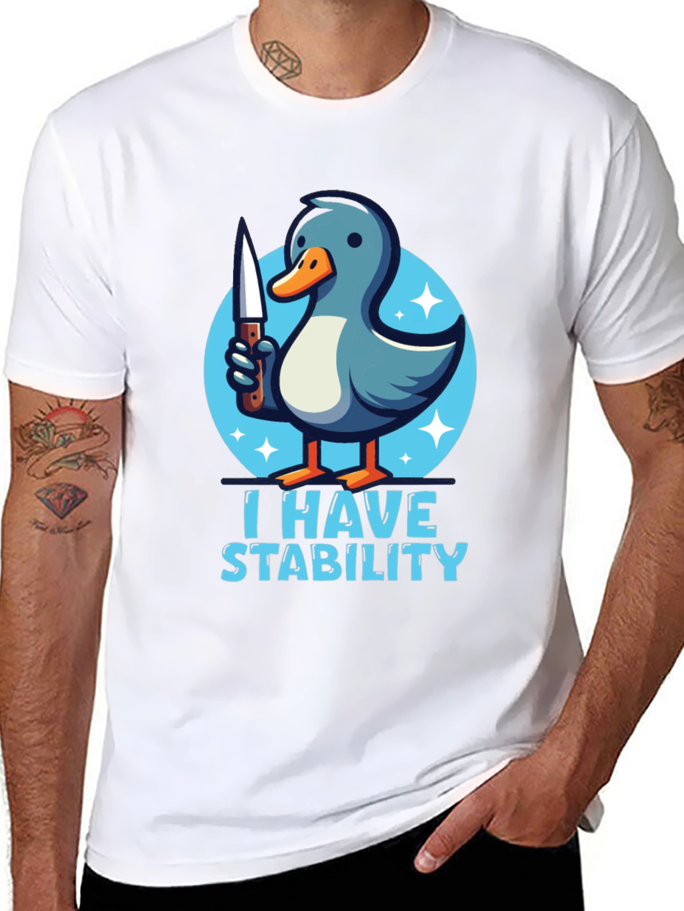 Stability Duck Black T-Shirt