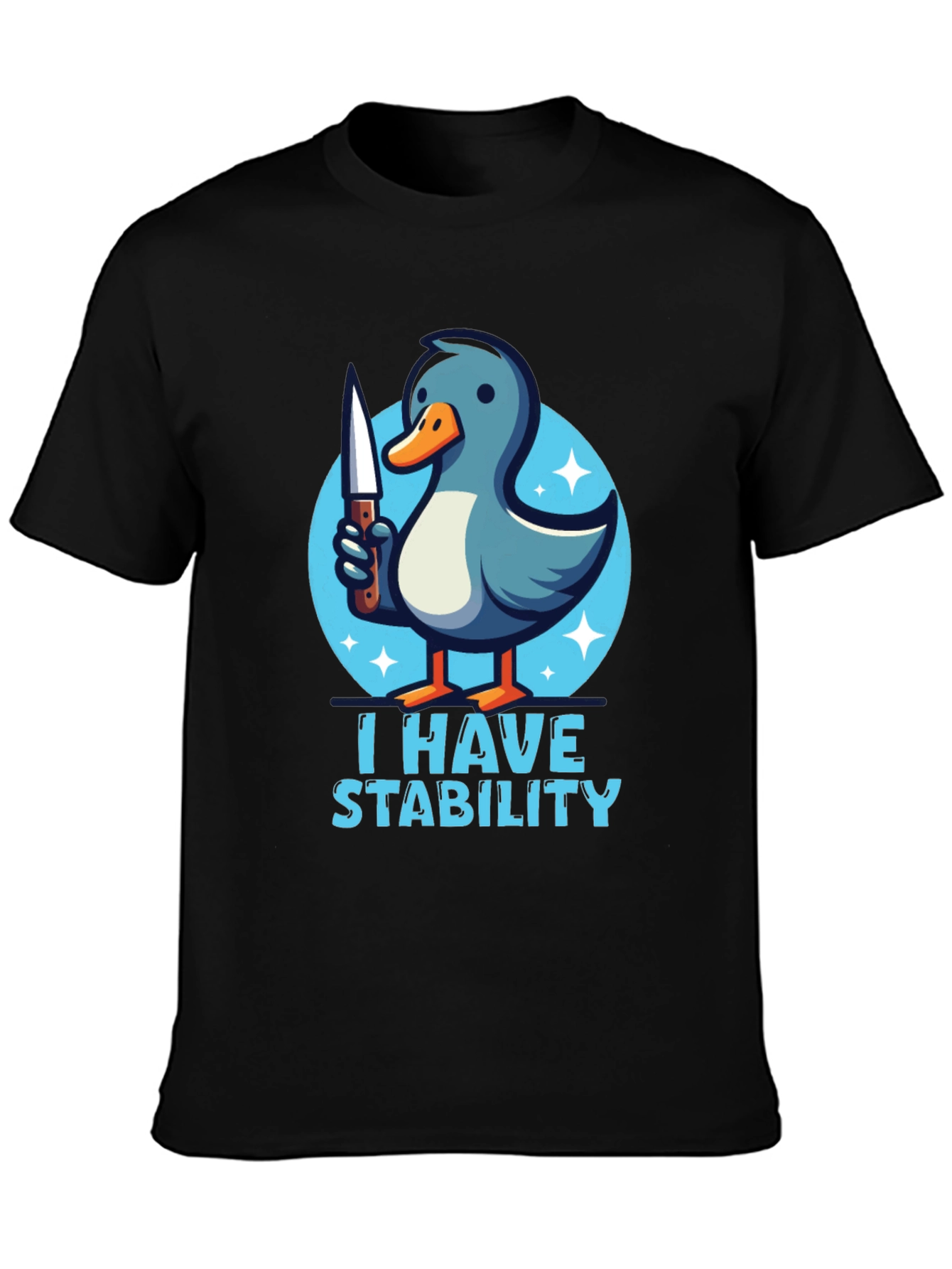 Stability Duck Black T-Shirt