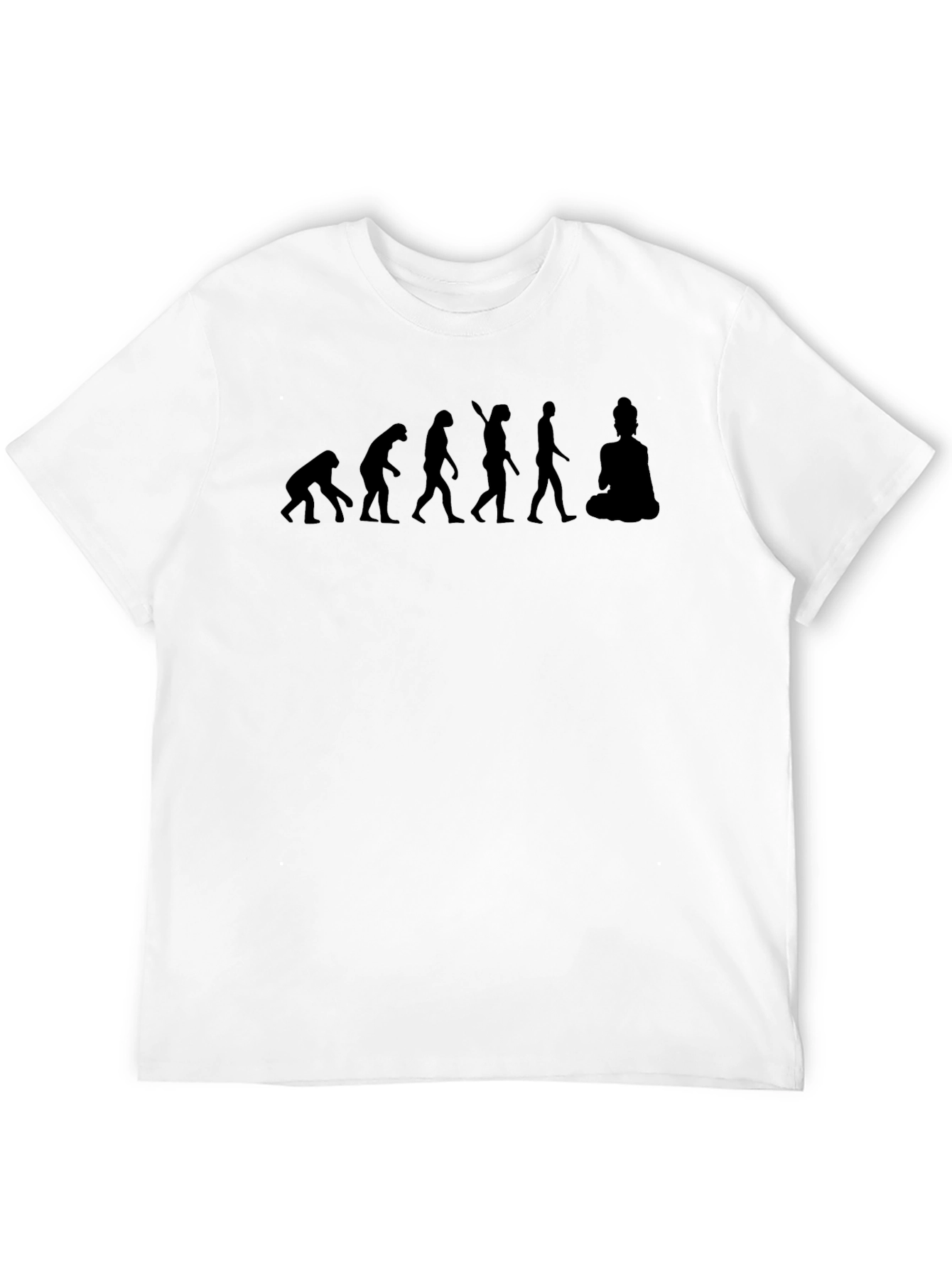 Evolution of Man T-Shirt - Relaxed Buddha