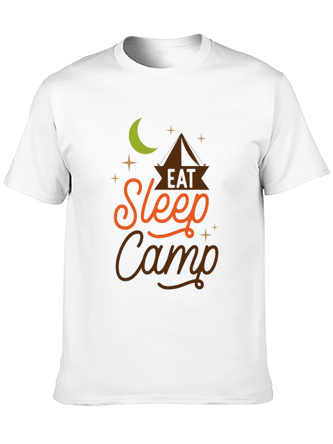 Eat Sleep Camp Graphic T-Shirt - Adventure Ready!