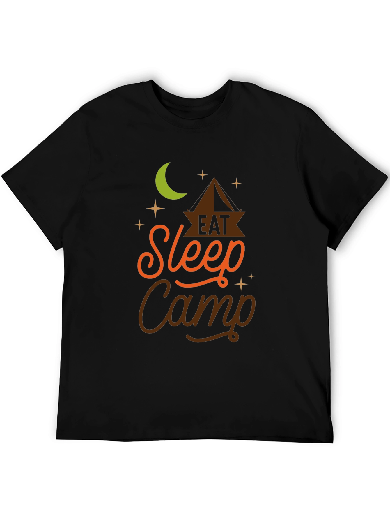Eat Sleep Camp Graphic T-Shirt - Adventure Ready!