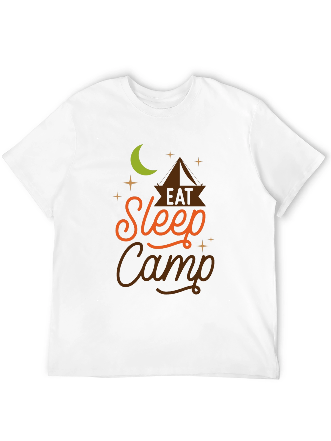 Eat Sleep Camp Graphic T-Shirt - Adventure Ready!