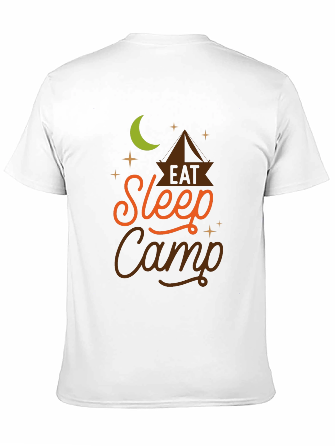 Eat Sleep Camp Graphic T-Shirt - Adventure Ready!