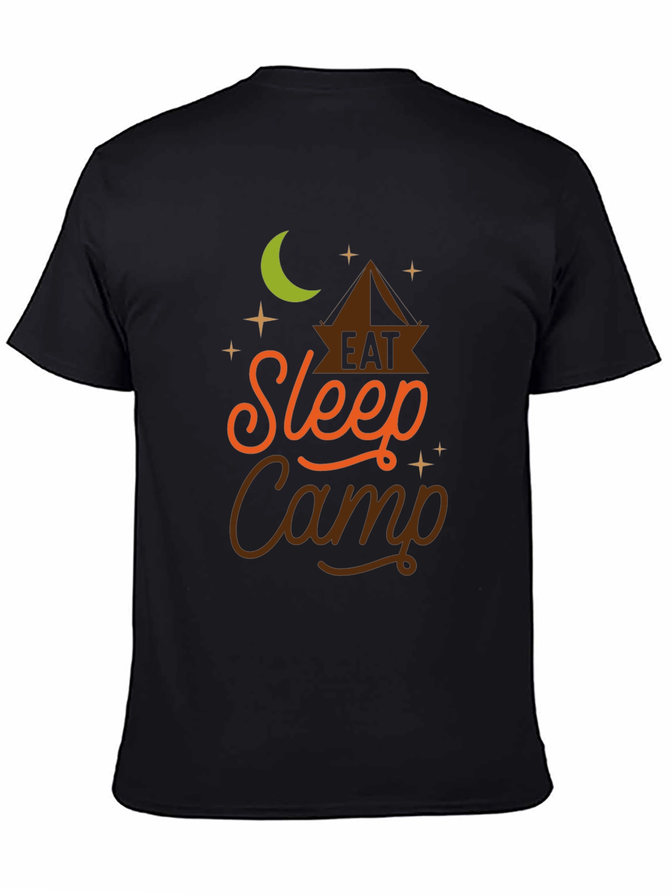 Eat Sleep Camp Graphic T-Shirt - Adventure Ready!