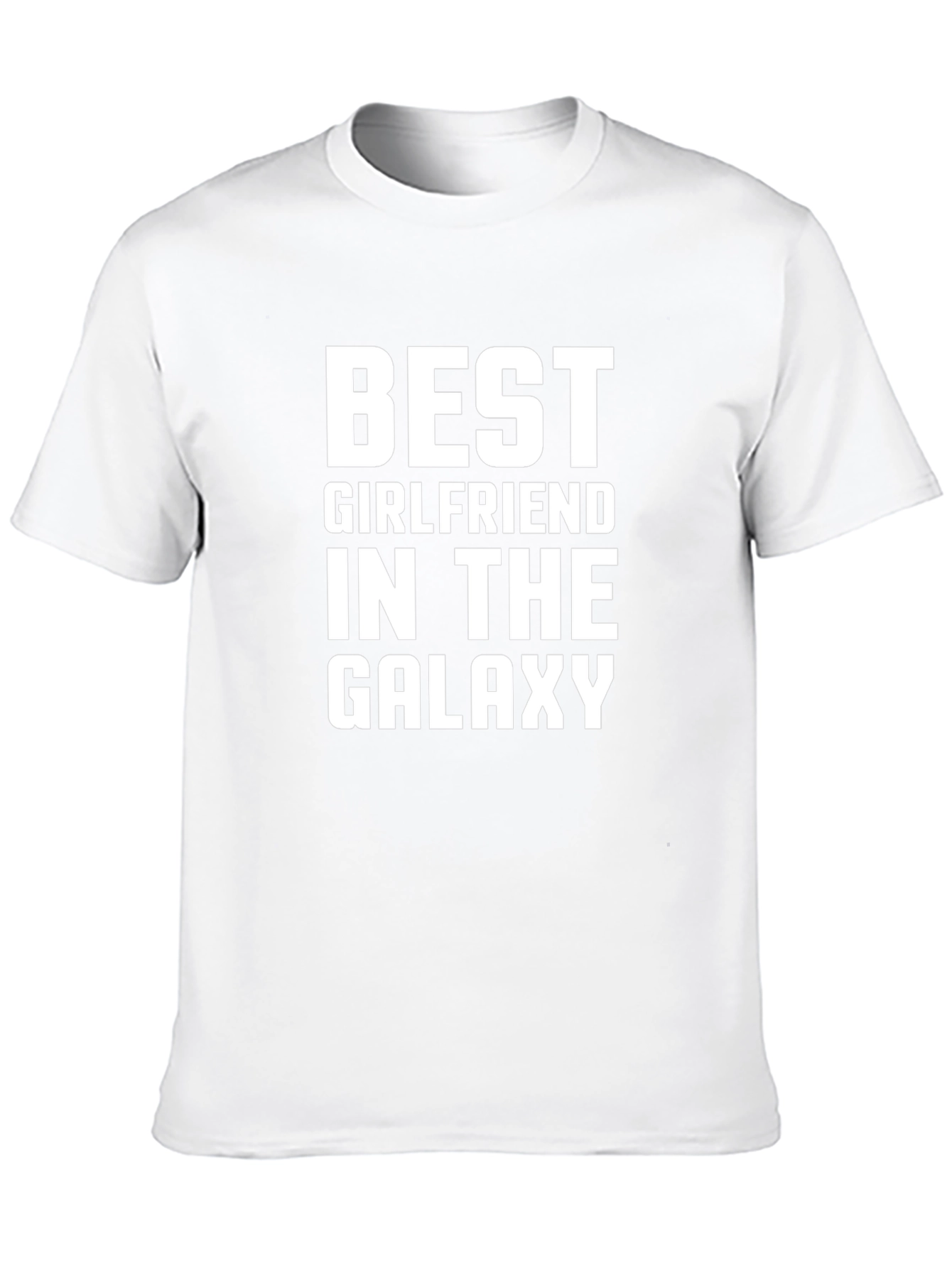 Best Girlfriend in the Galaxy - Black T-Shirt