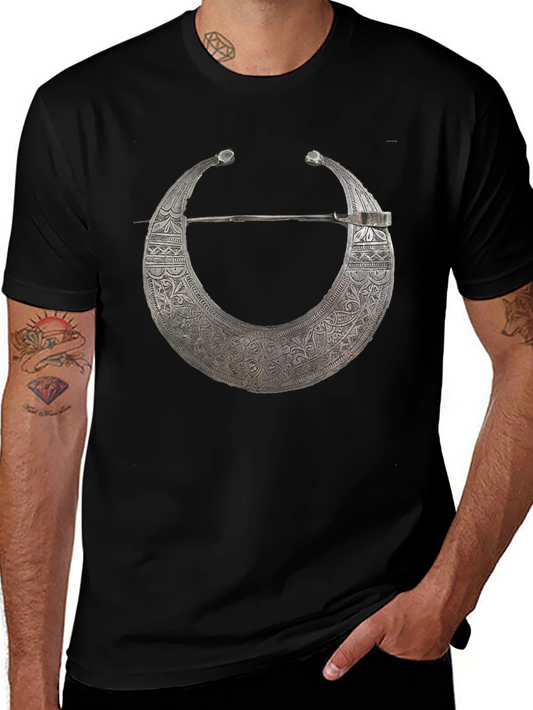 Silver Torc T-Shirt - Celtic Knot Design