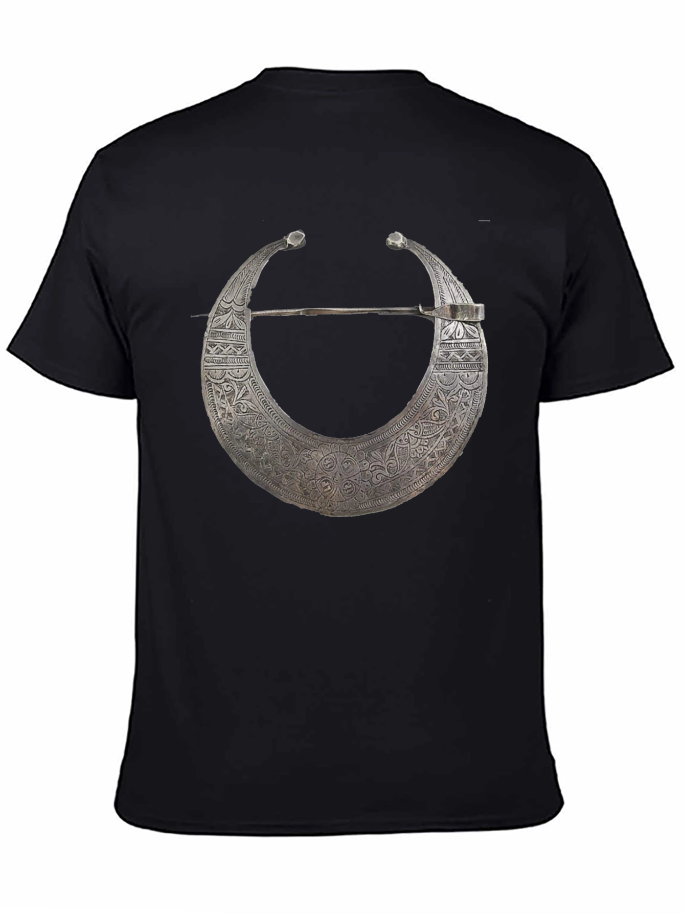 Silver Torc T-Shirt - Celtic Knot Design