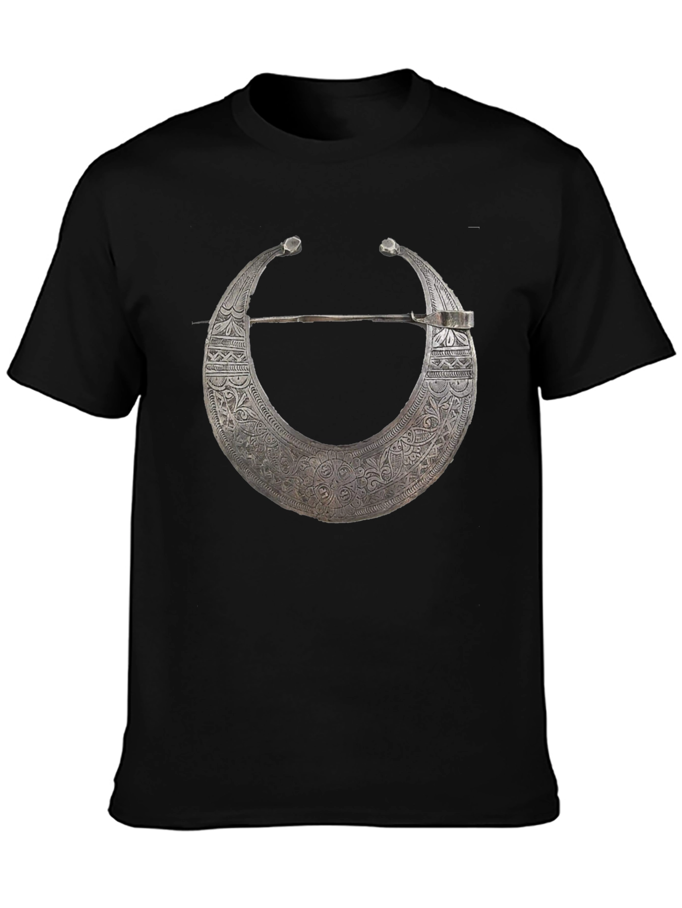 Silver Torc T-Shirt - Celtic Knot Design