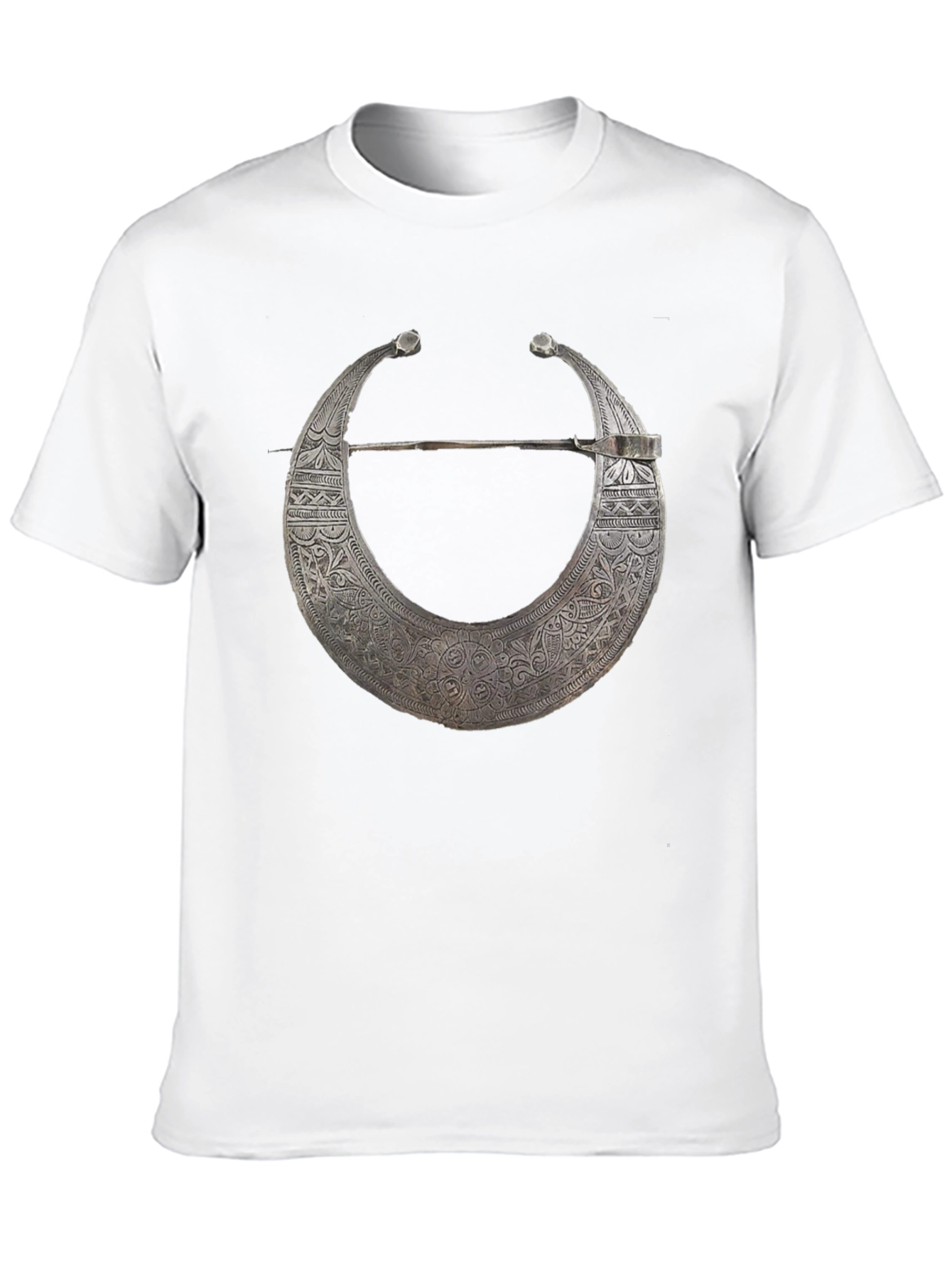 Silver Torc T-Shirt - Celtic Knot Design
